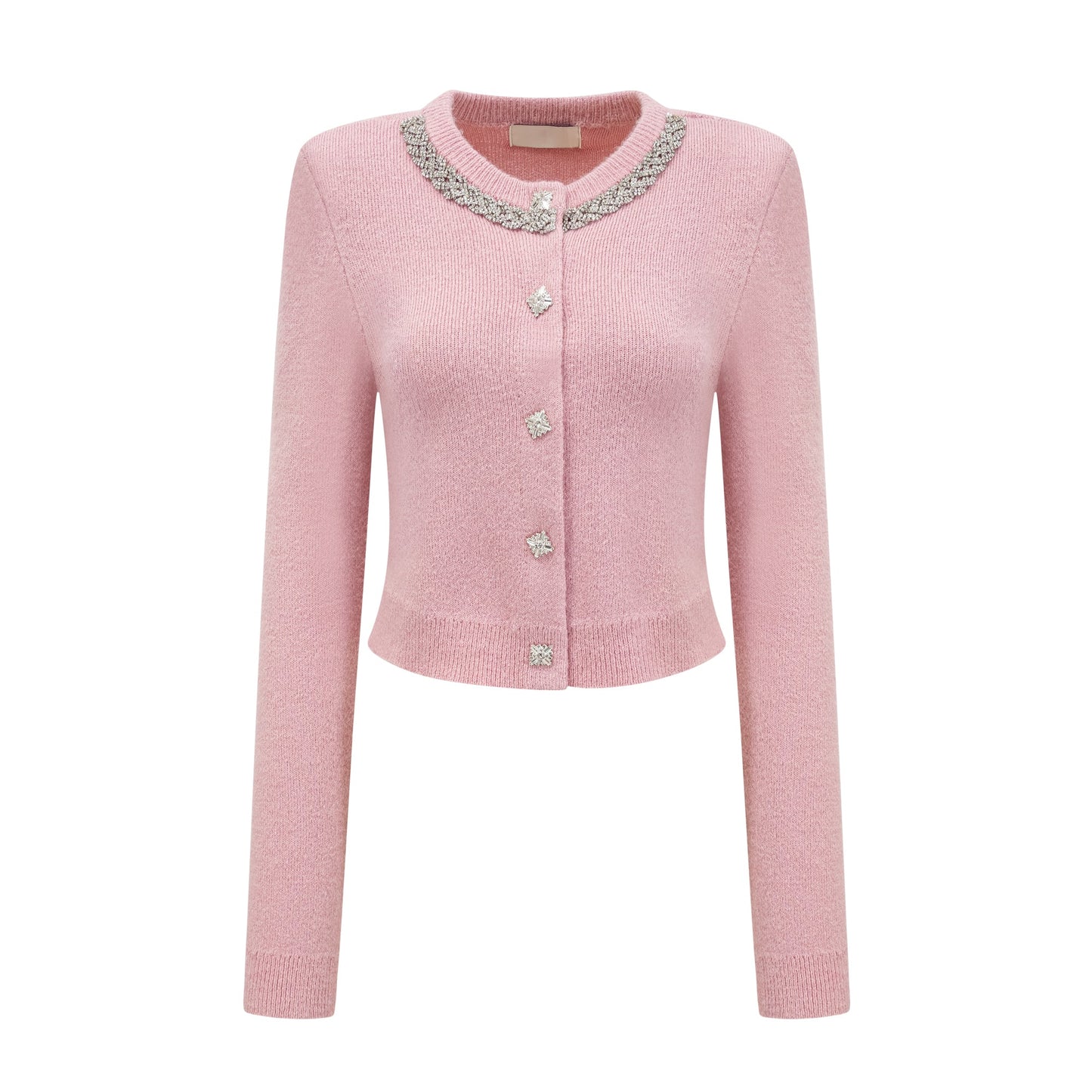 Renée pink embellished jacket & skirt matching set