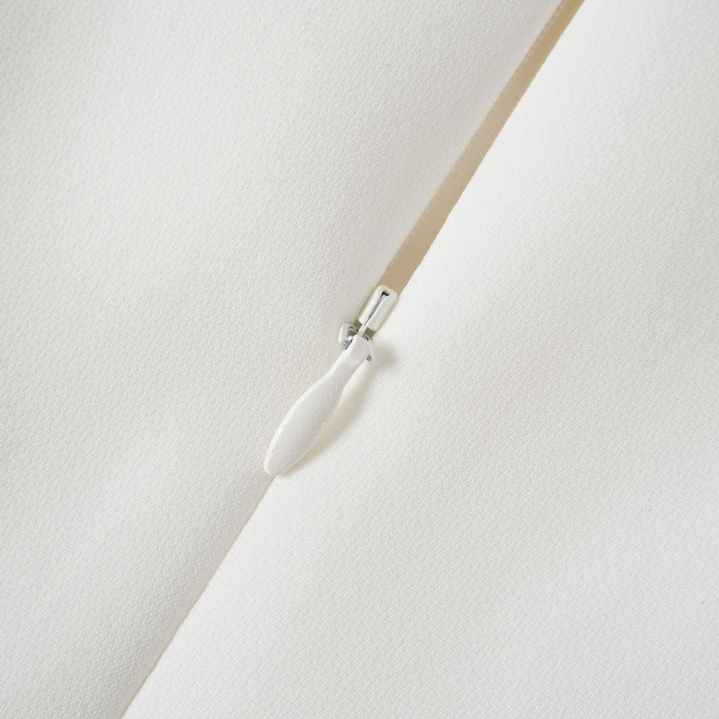 Adriana White Barrel Design Jacket & Skirt Set