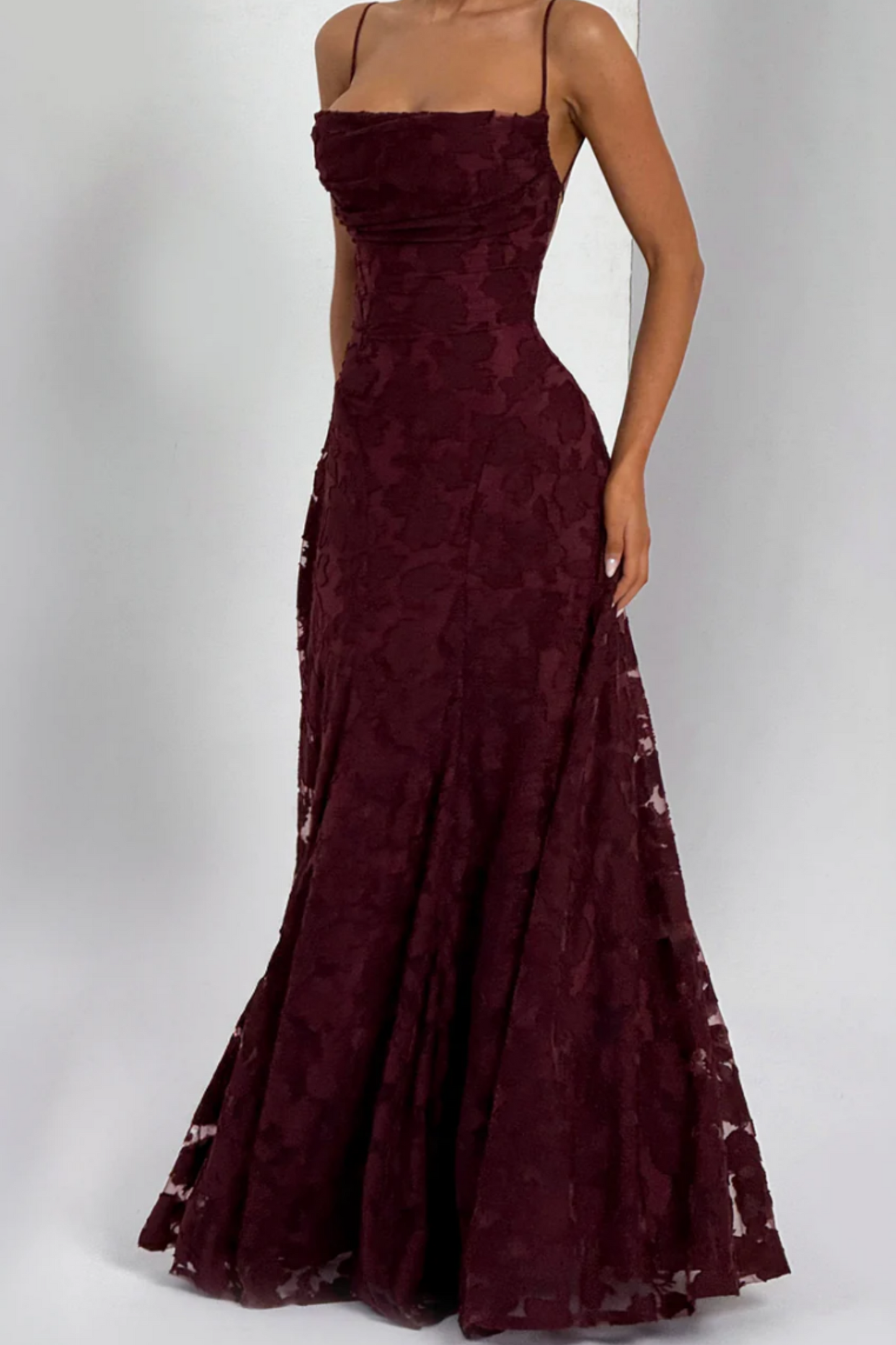 Daisy Maxi Dress - Cherry