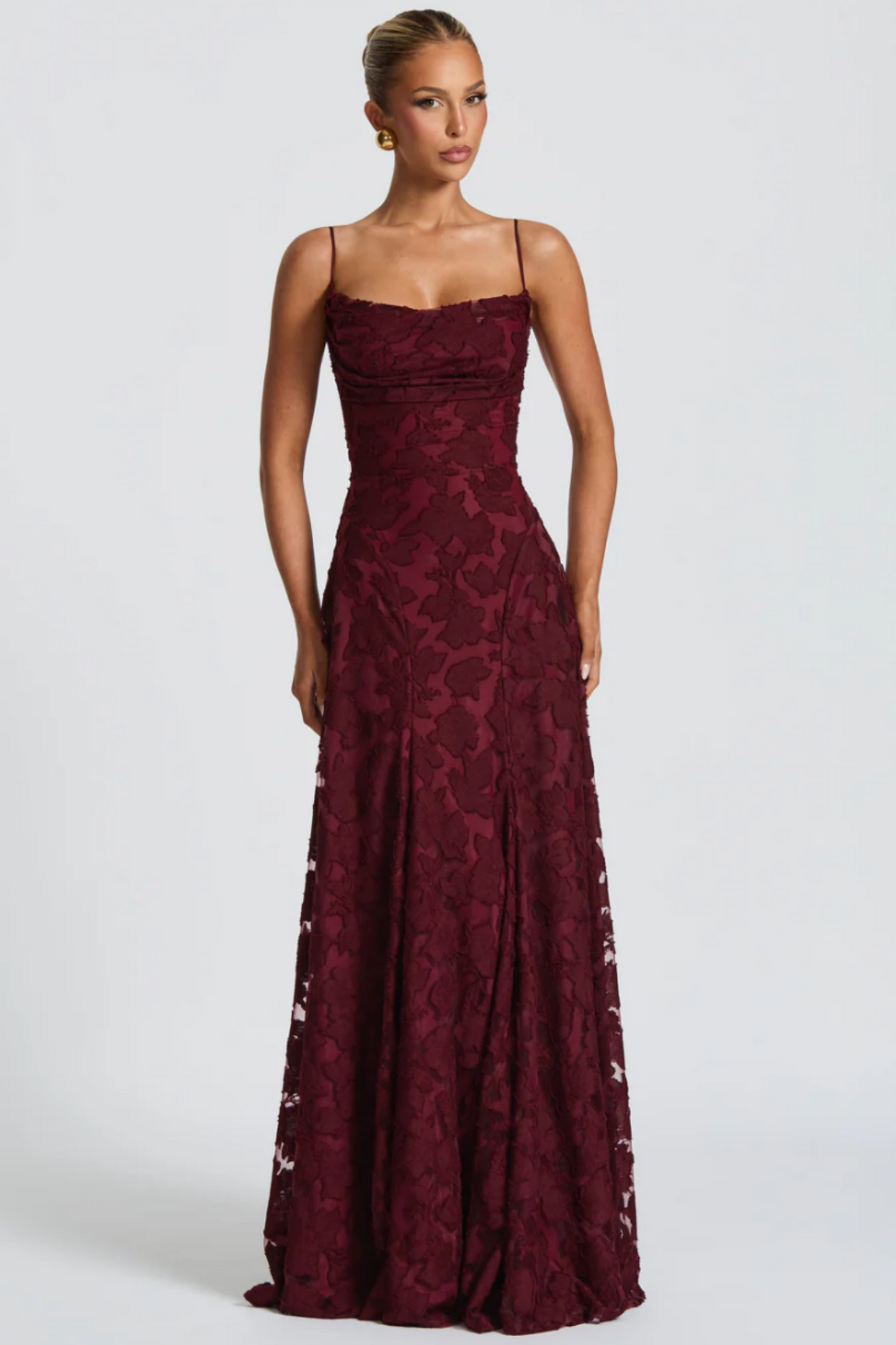 Daisy Maxi Dress - Cherry