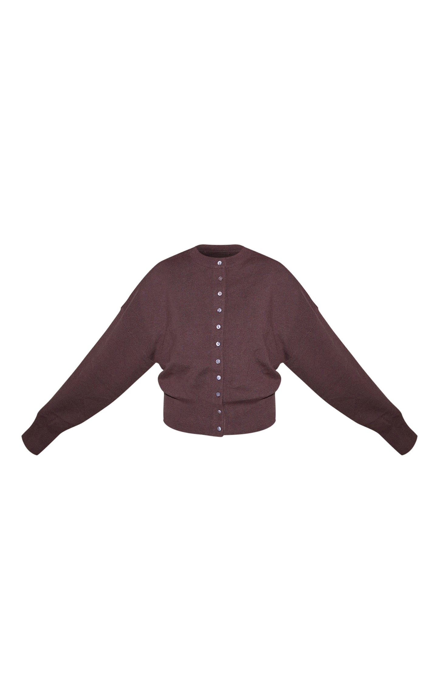 Wine Compact Knit Cardigan image 5