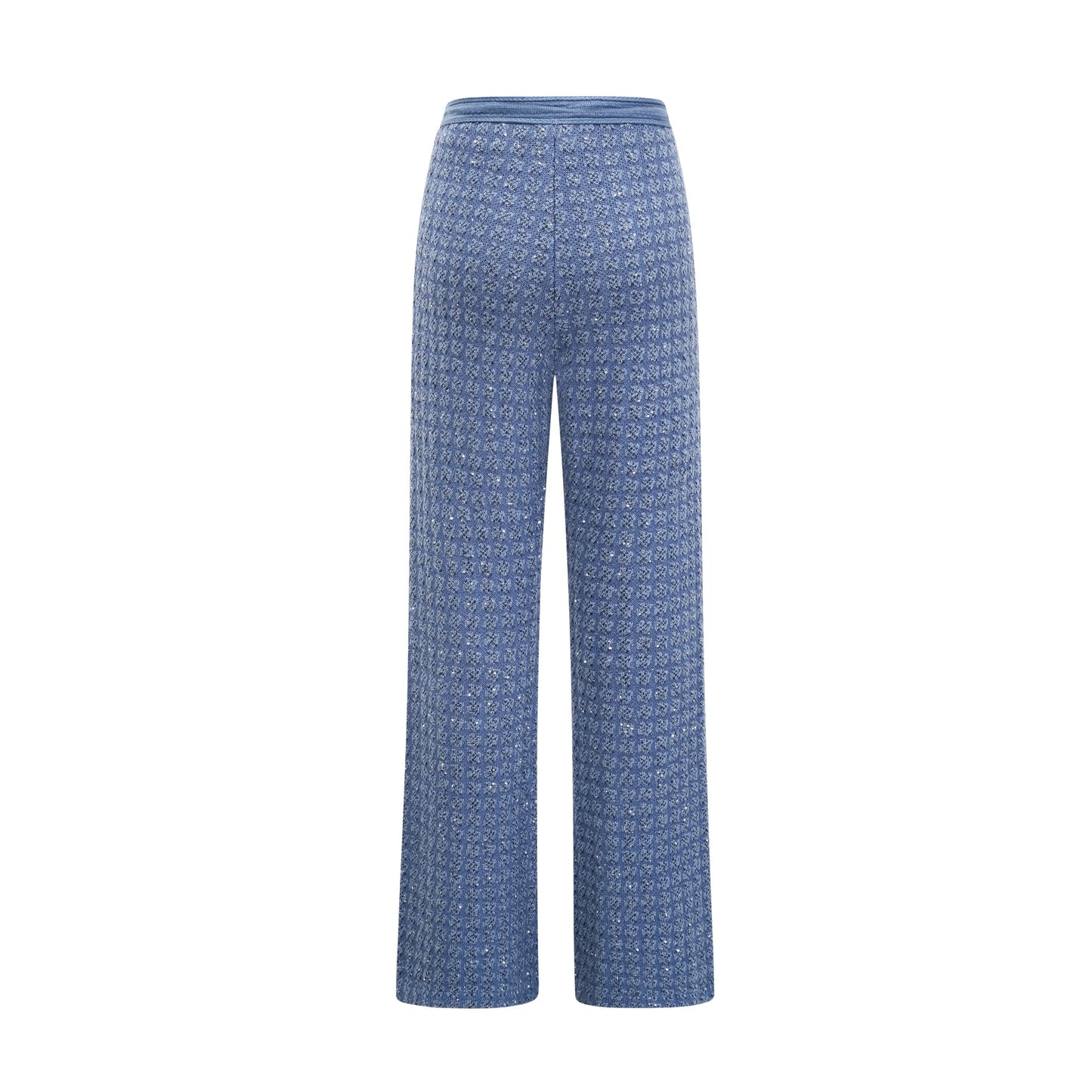 Ghislaine sequin-embellished jacket & trousers matching set