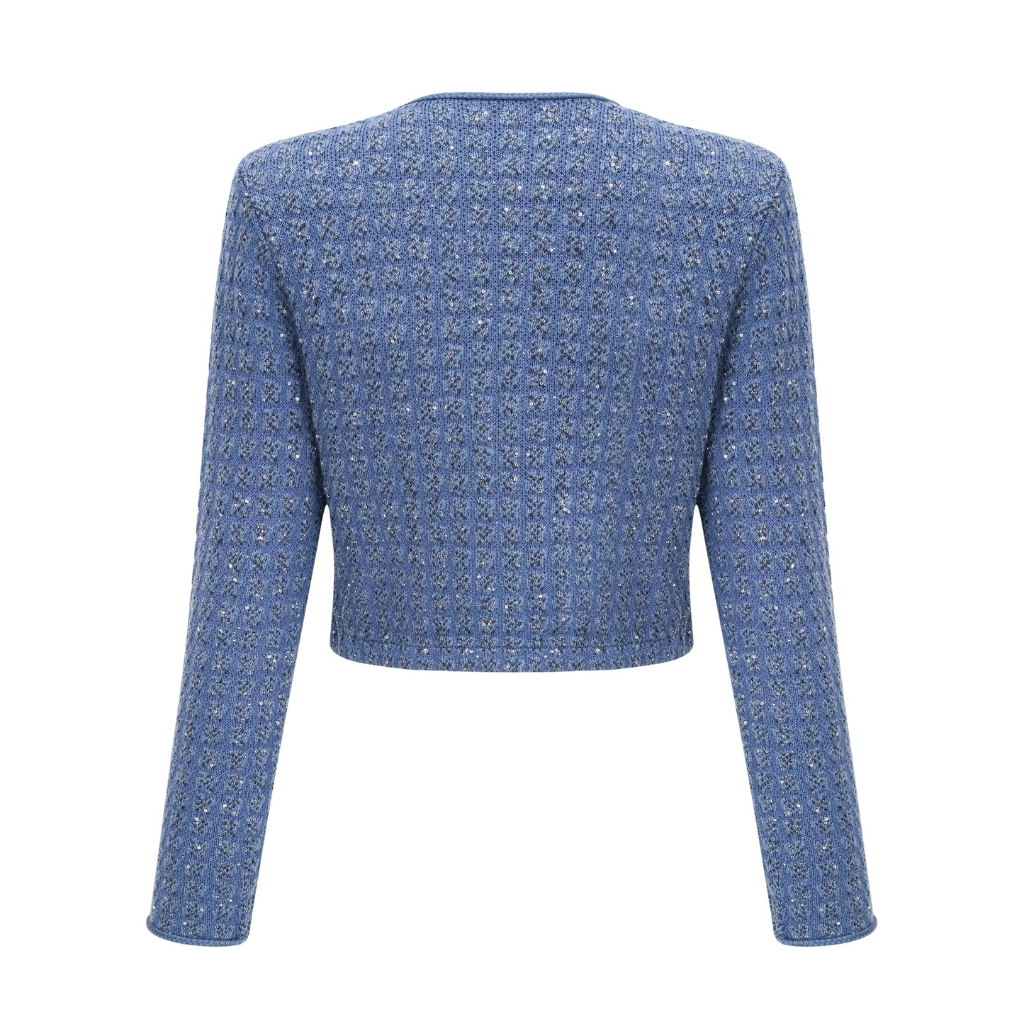 Ghislaine sequin-embellished jacket & trousers matching set