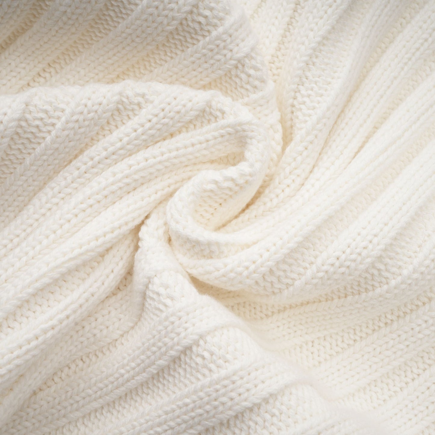 Laetiecia faux-fur ribbed-knit jacket