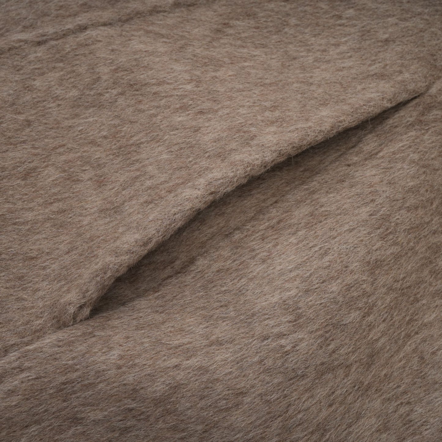 Chloris wool fur belted cape coat