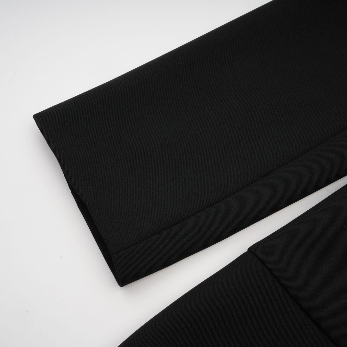 Aurore black single-breasted blazer dress