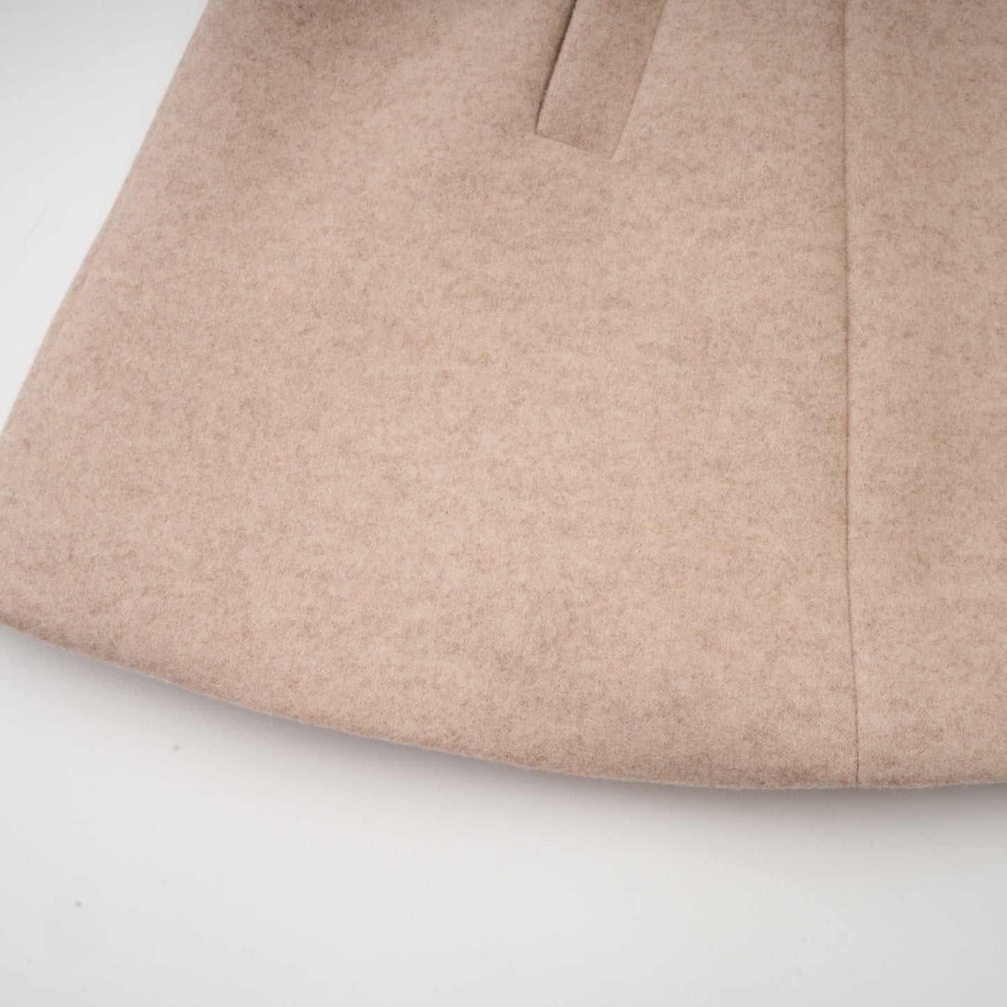 Rosella detachable-cape faux-fur coat