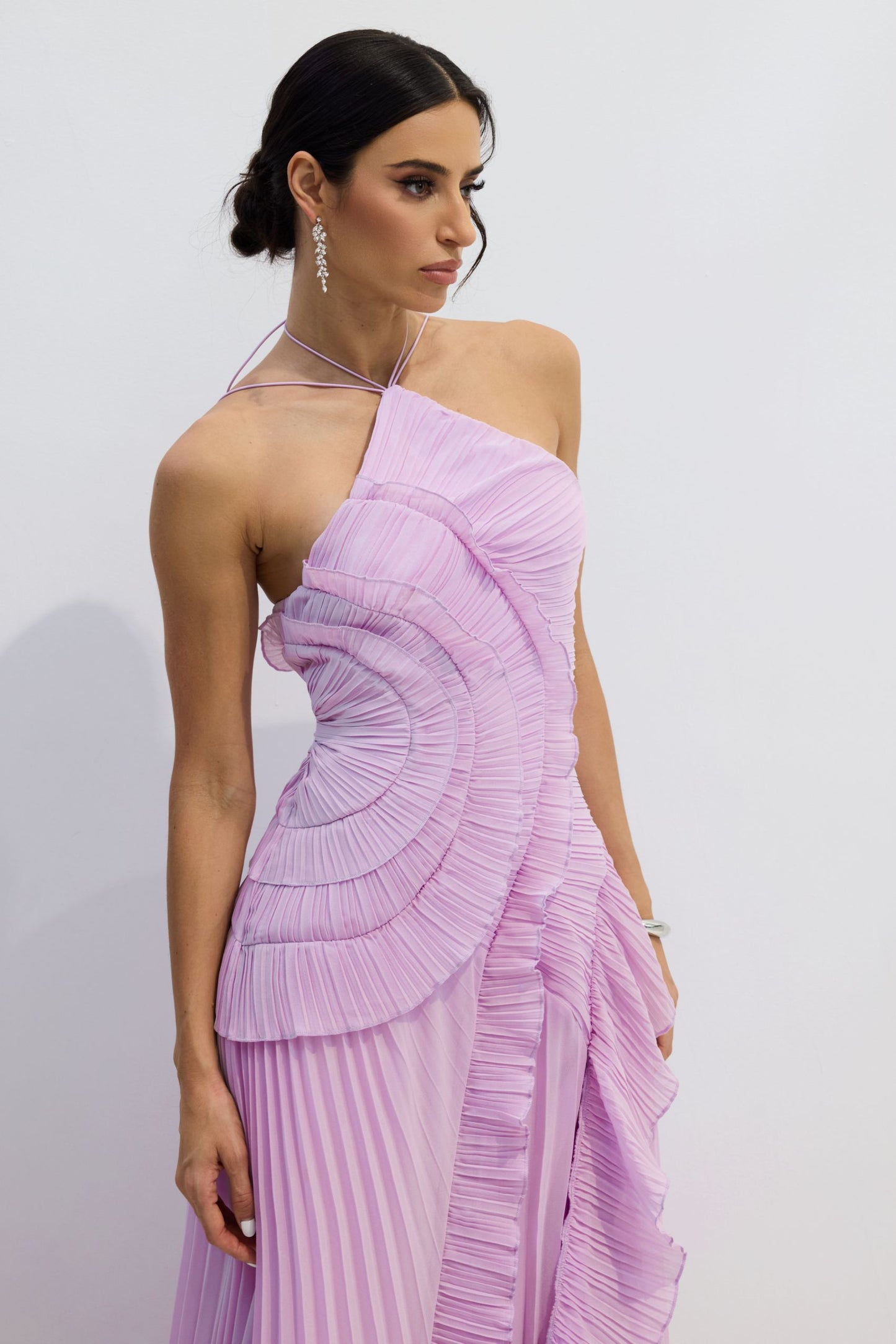 Breeze Ruffled Pleated - Purple