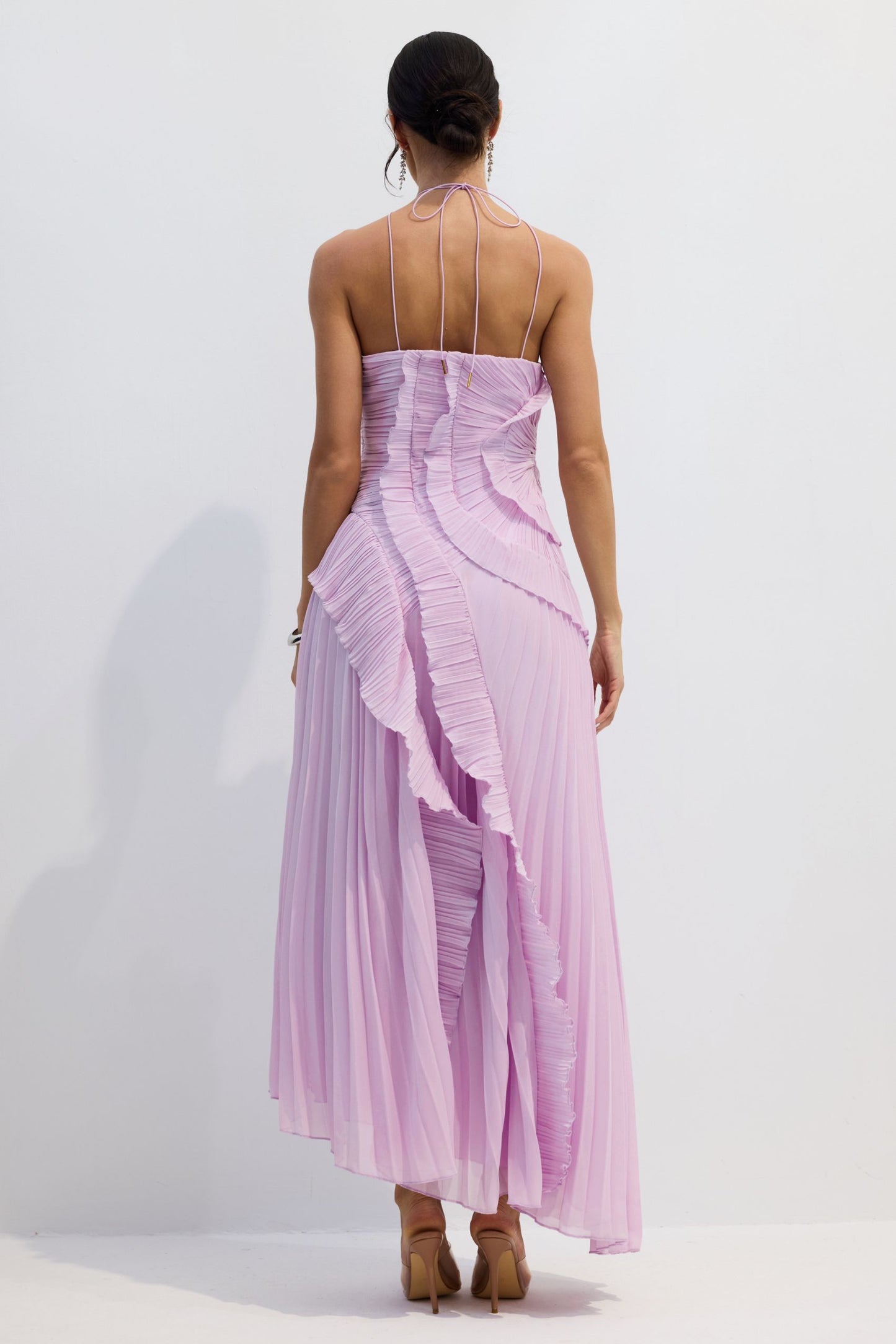 Breeze Ruffled Pleated - Purple