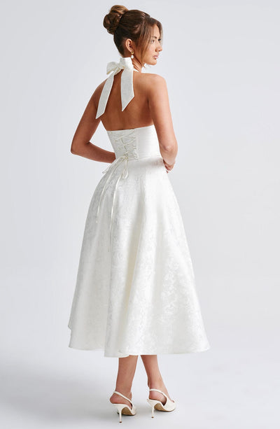 Dream Midi Dress - white