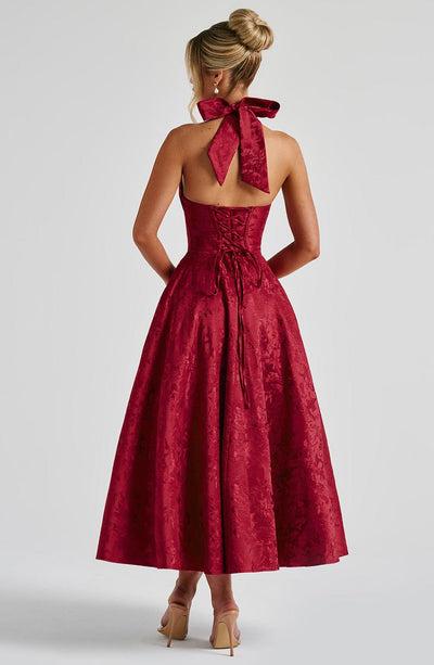 Dream Midi Dress - Red