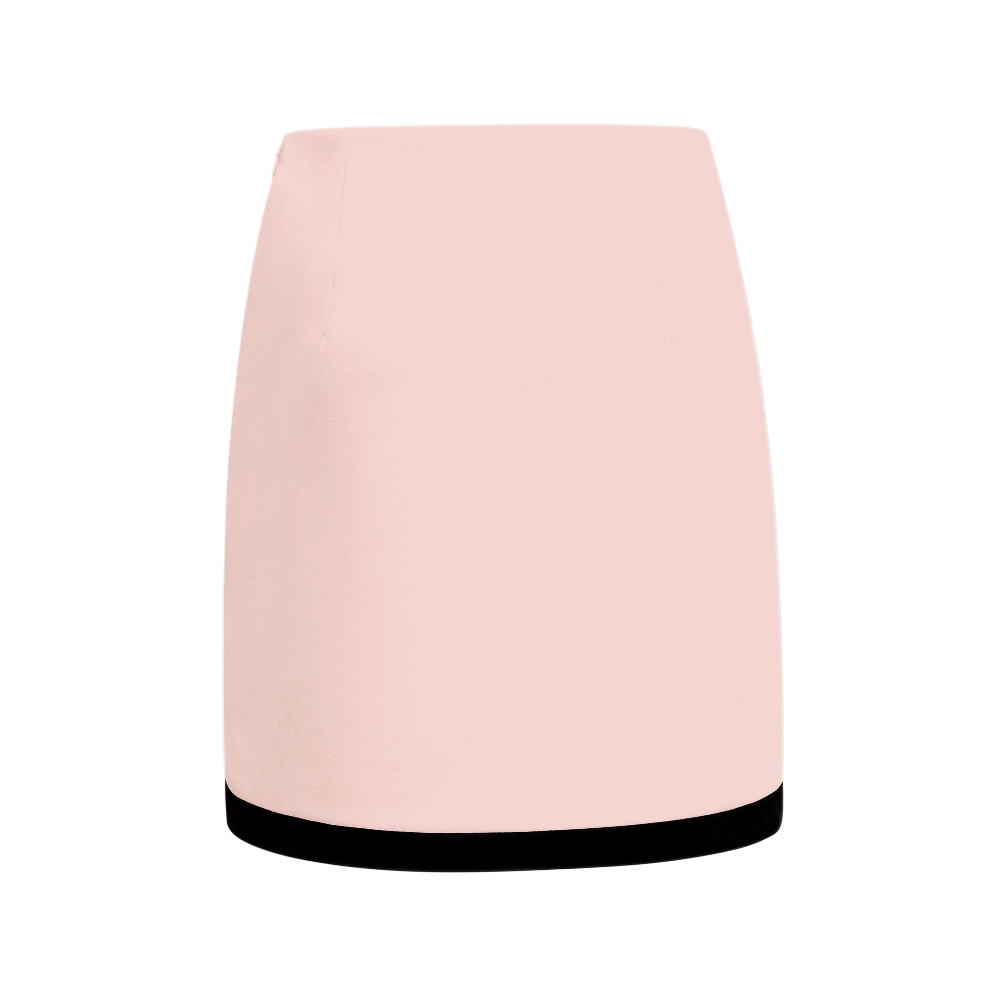 Vespera Contrast Color Two-Piece Jacket and Skirt Set