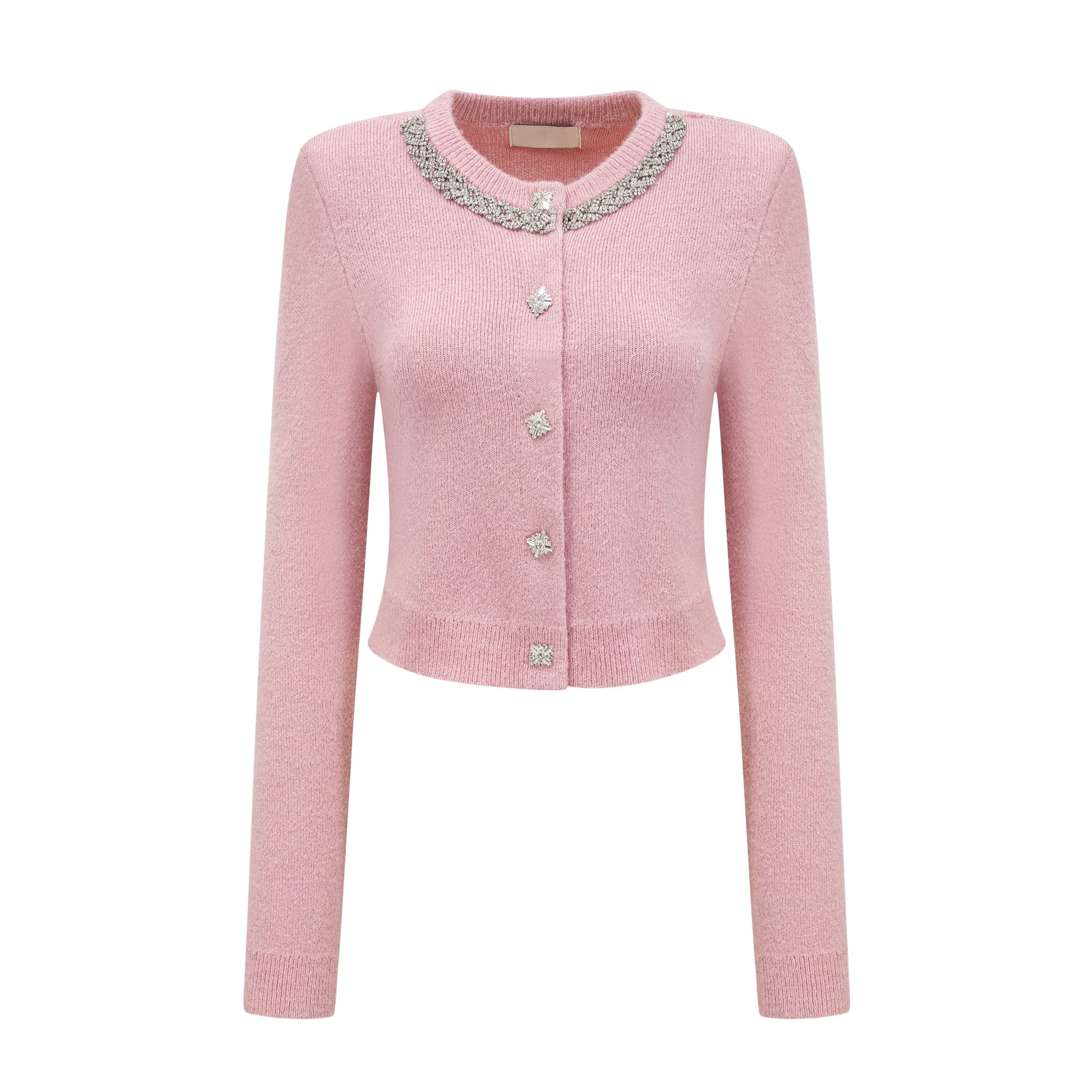 Renée pink embellished jacket & skirt matching set