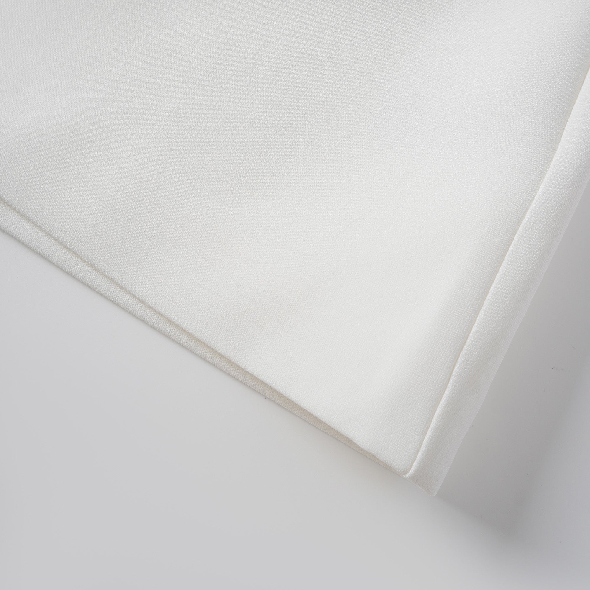 Adriana White Barrel Design Jacket & Skirt Set