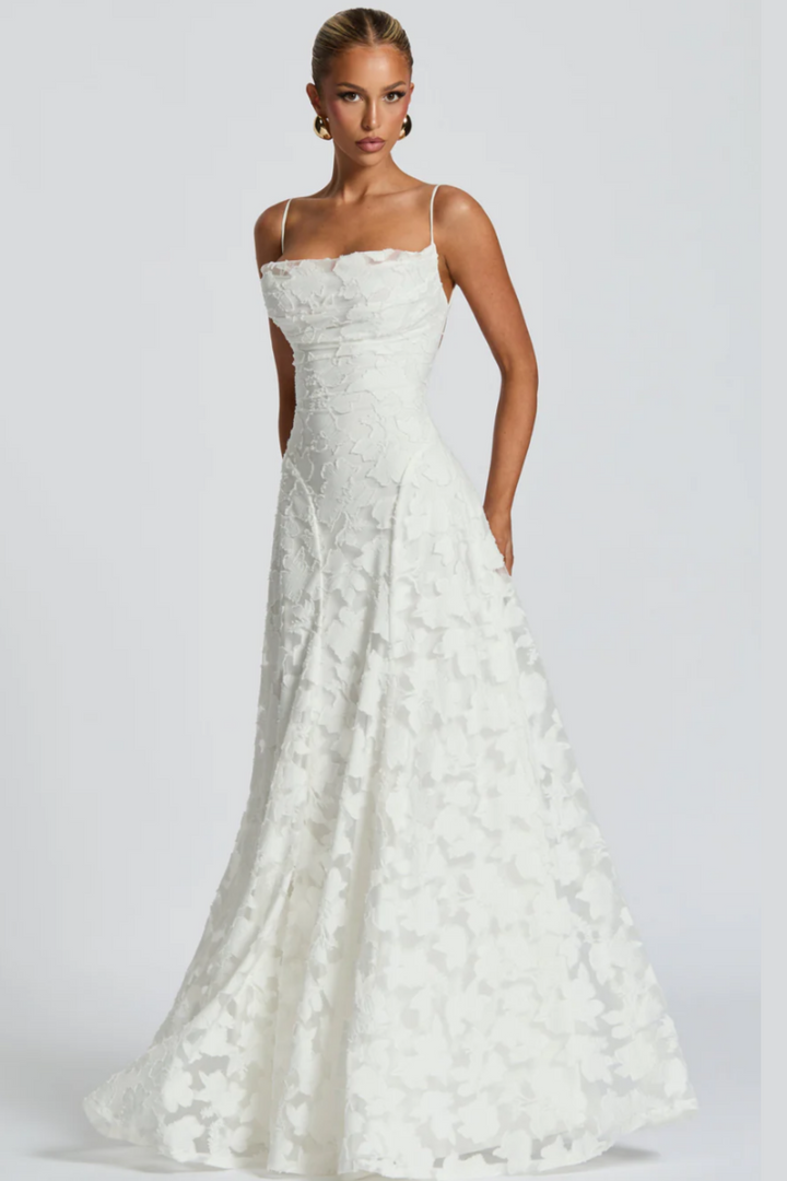 Daisy Maxi Dress - White