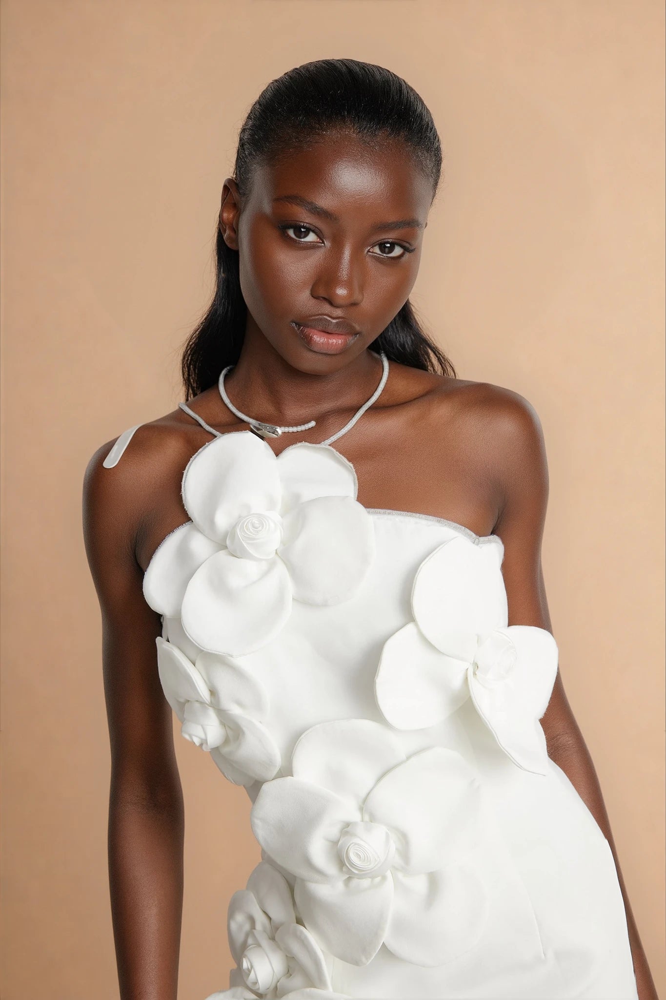 Liane White Floral Off-Shoulder Mini Dress