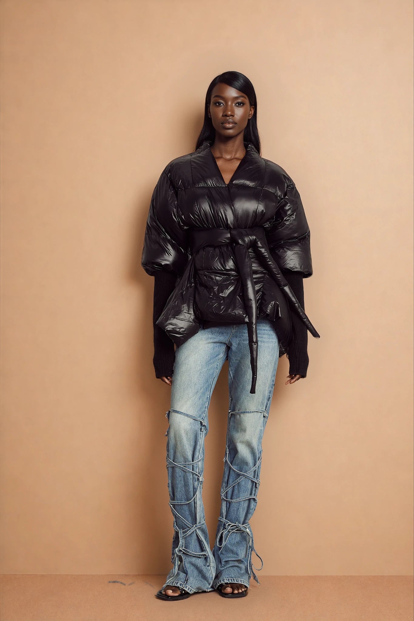 Ghislaine batwing duvet jacket