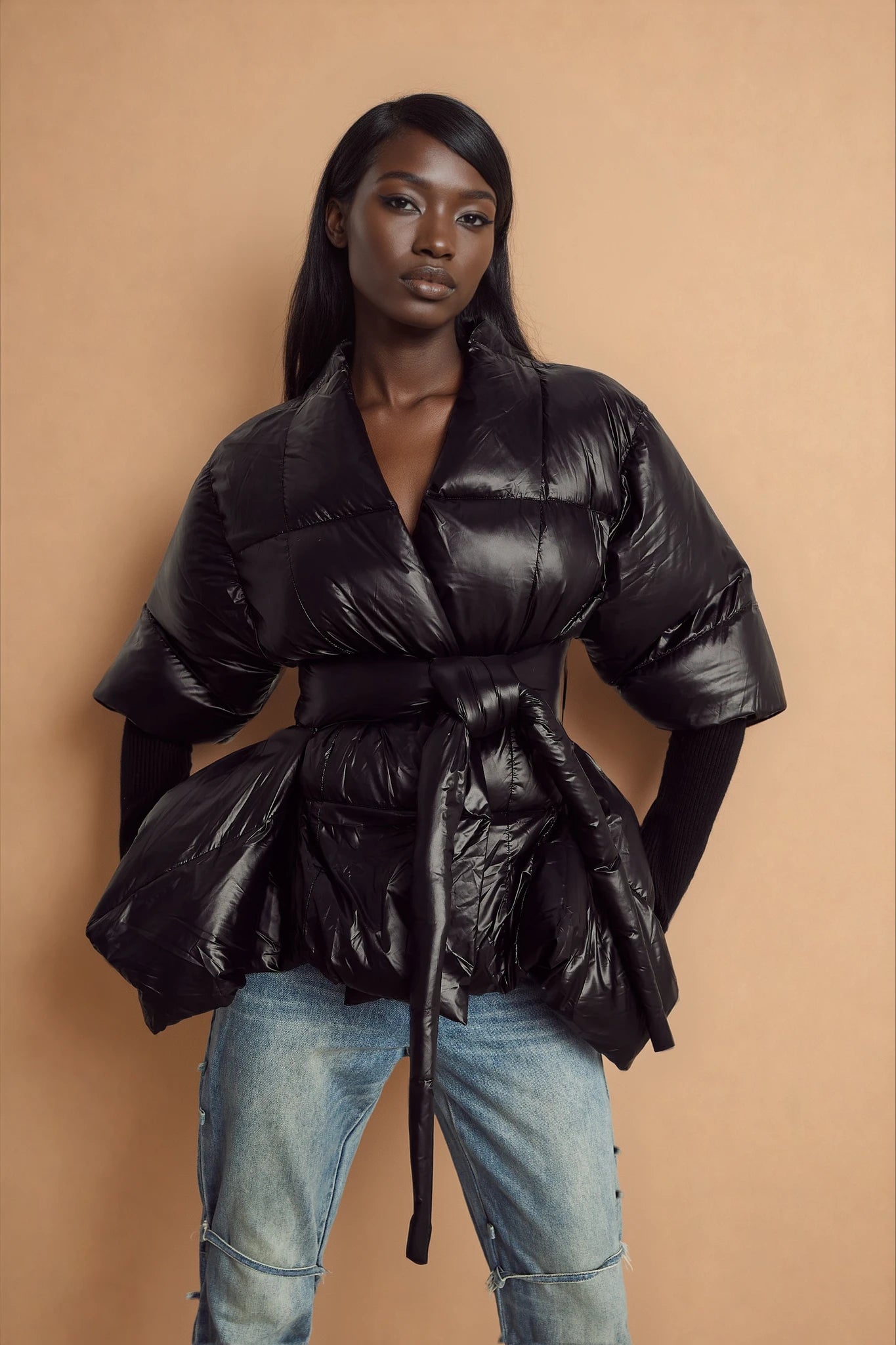 Ghislaine batwing duvet jacket