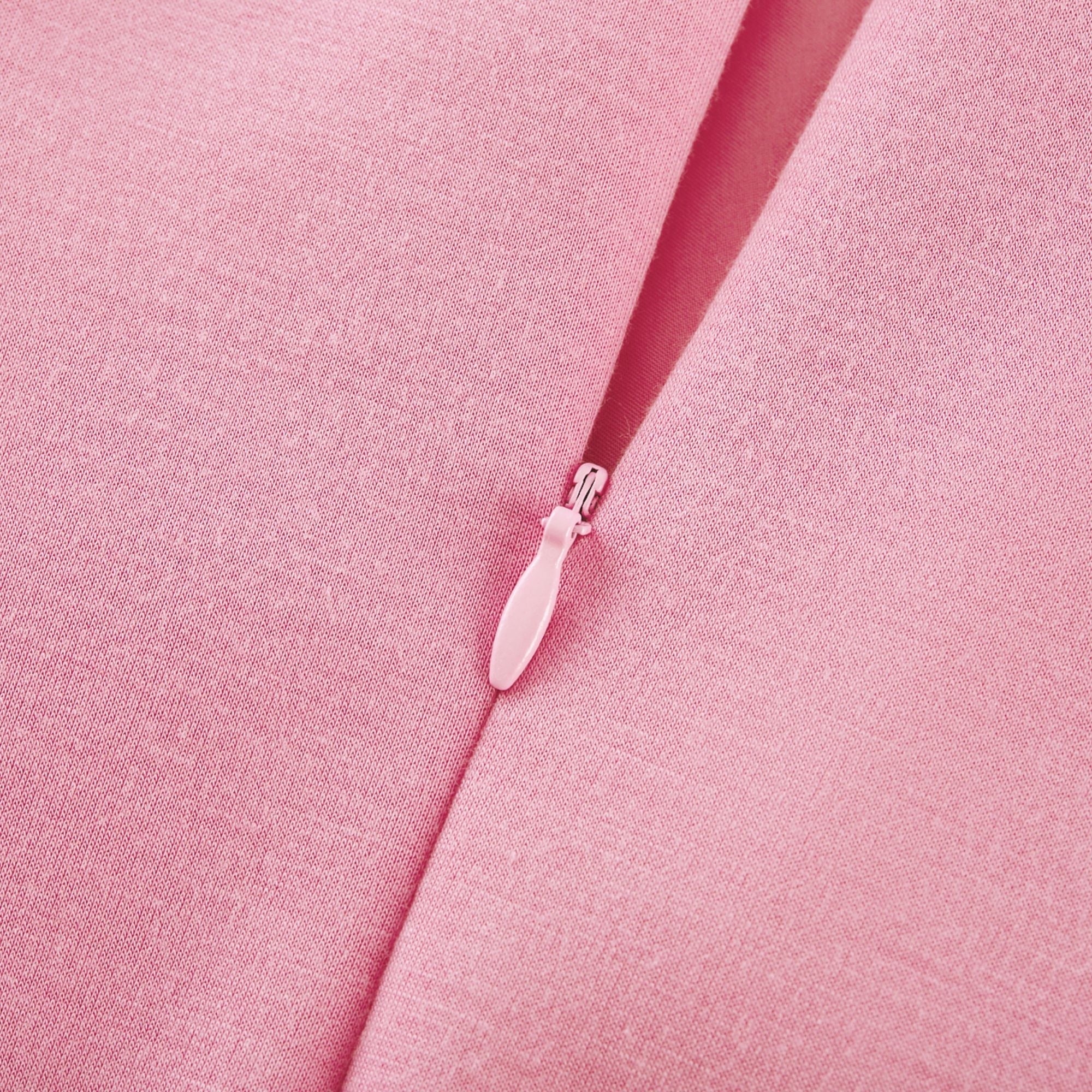 Magali Pink Sleeveless Maxi Dress with Faux Flower & Bow-Tie Embellishment