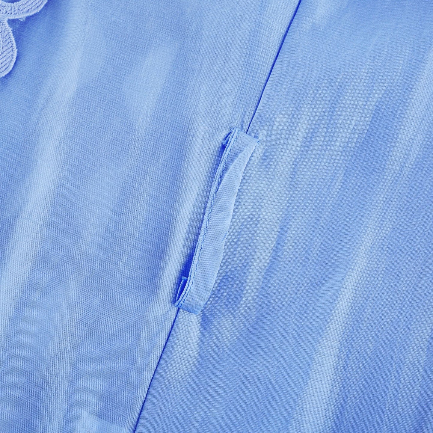 Mireille blue cut-out belted mini dress