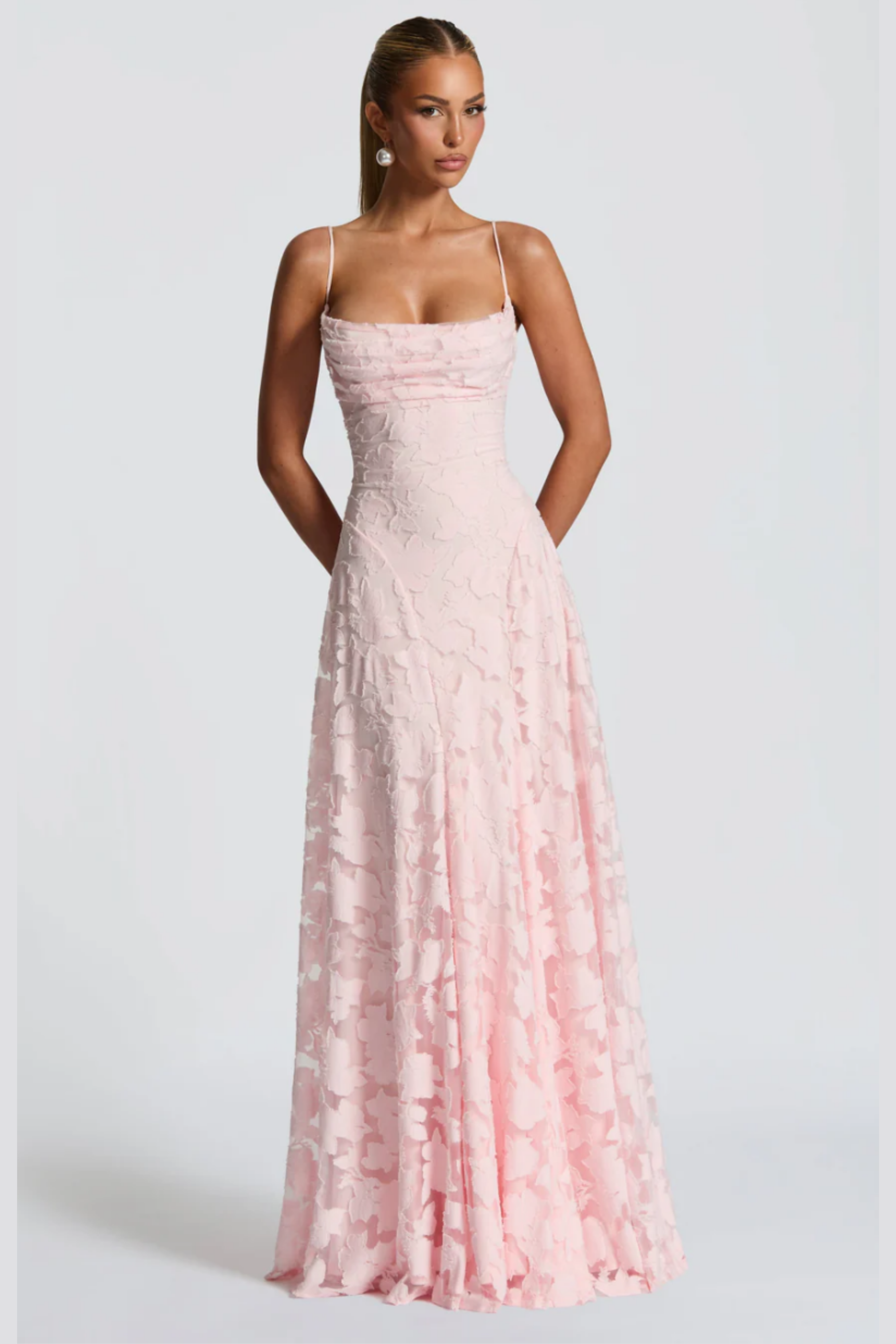 Daisy Maxi Dress - Blush Pink