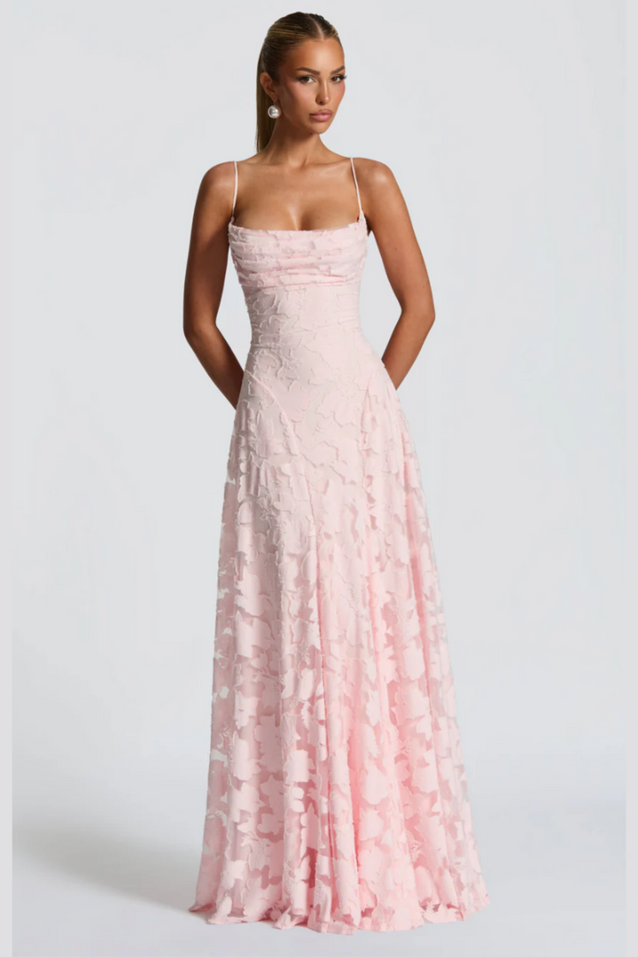 Daisy Maxi Dress - Blush Pink