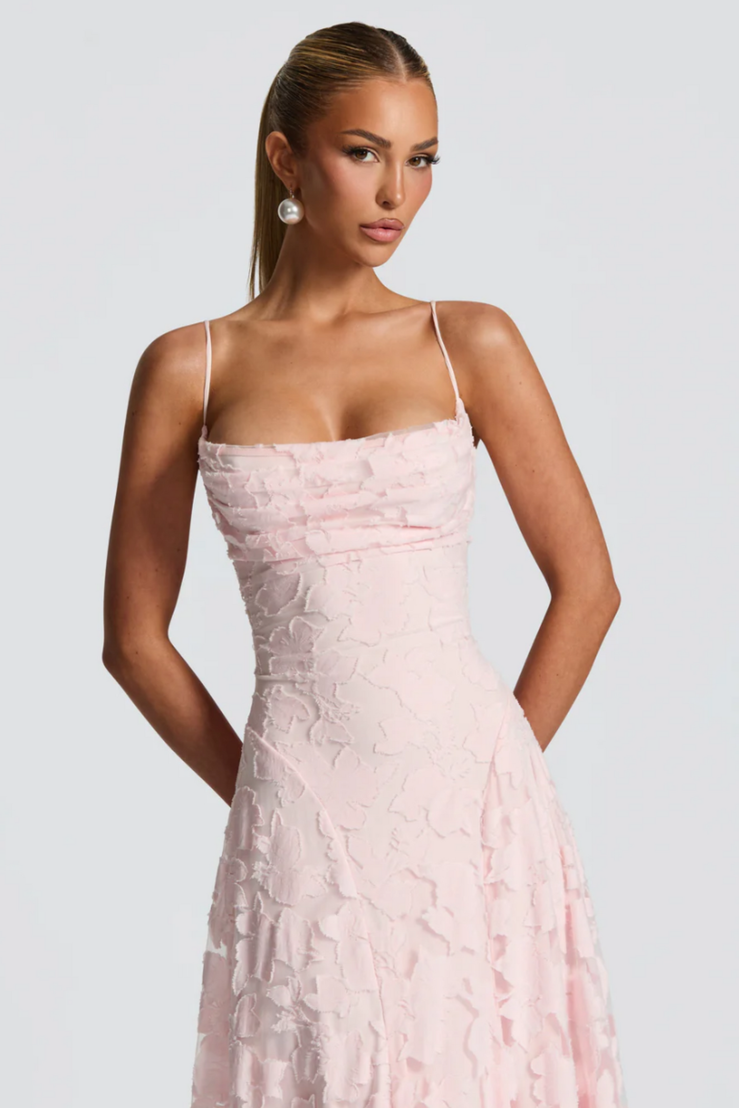 Daisy Maxi Dress - Blush Pink