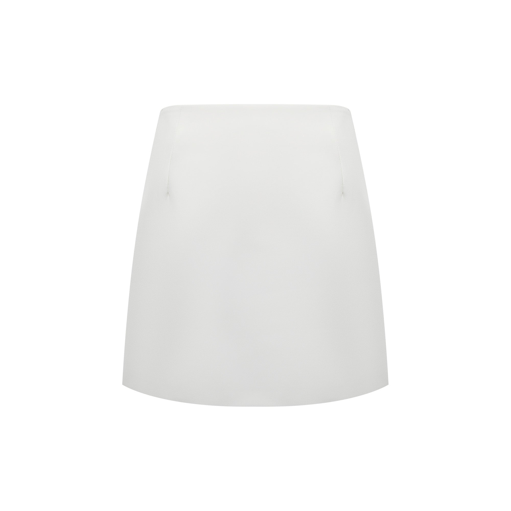 Adriana White Barrel Design Jacket & Skirt Set