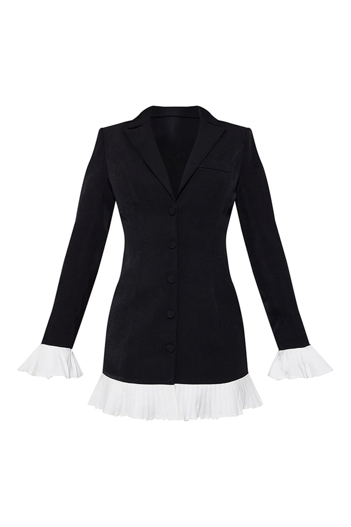 Renee Pleated Blazer Mini Dress