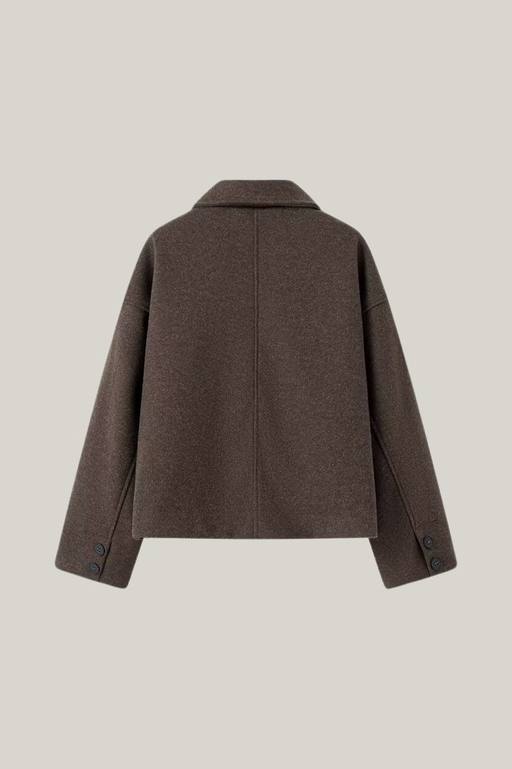 Textured Wool Blend Jacket