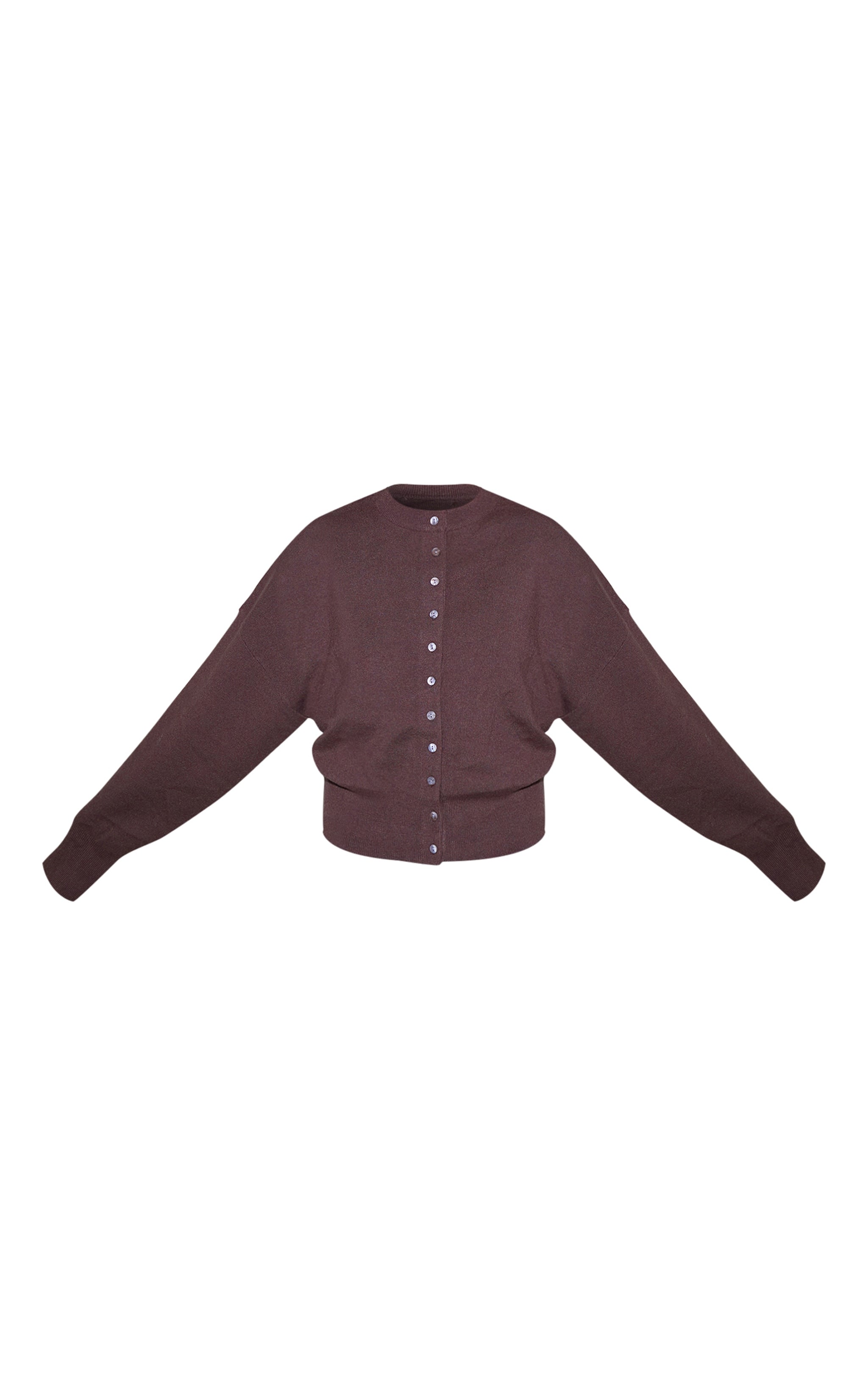 Wine Compact Knit Cardigan image 5