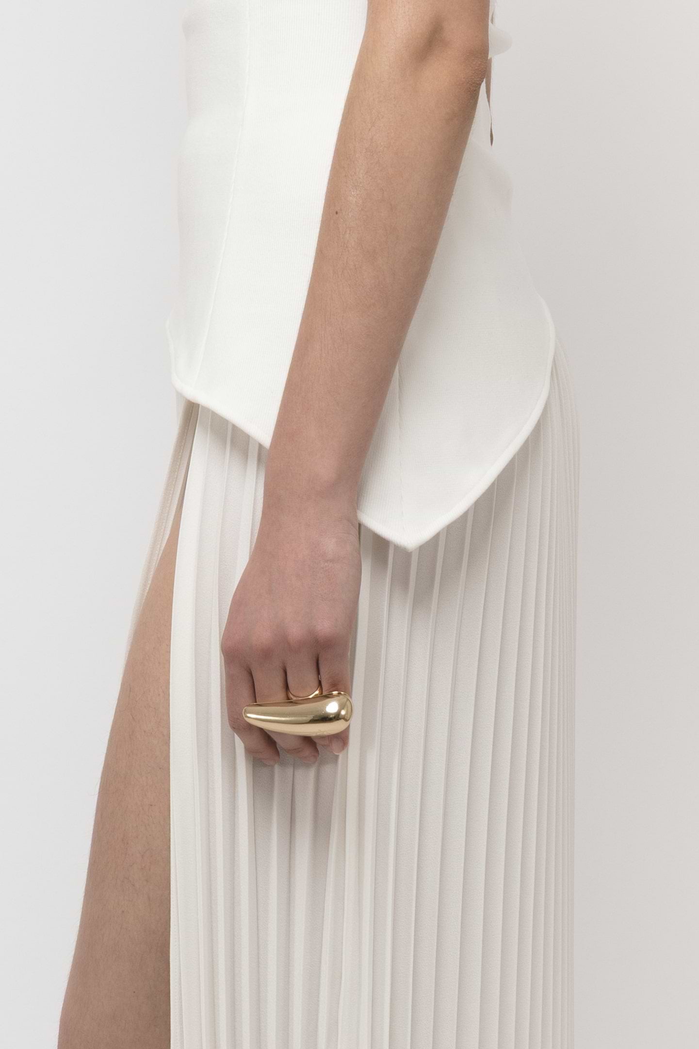 Ivory Rhythm Dress - White