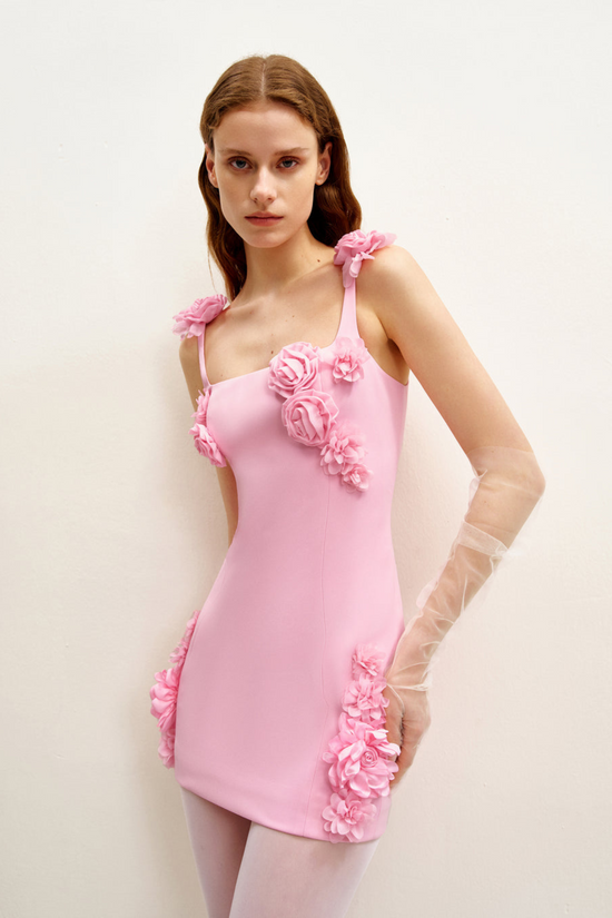 Kaya  Pink Mini Dress