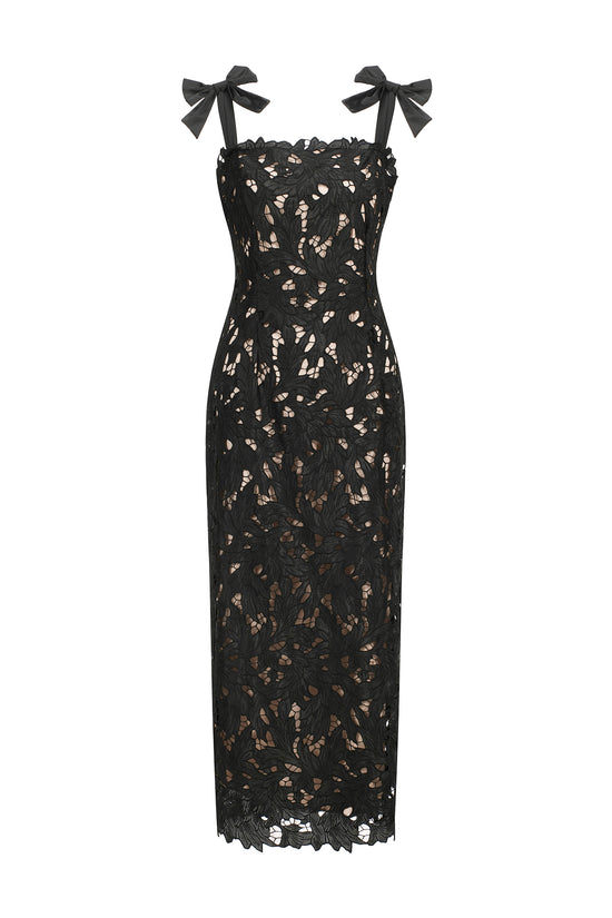 Eternal Grace Maxi Dress - Black