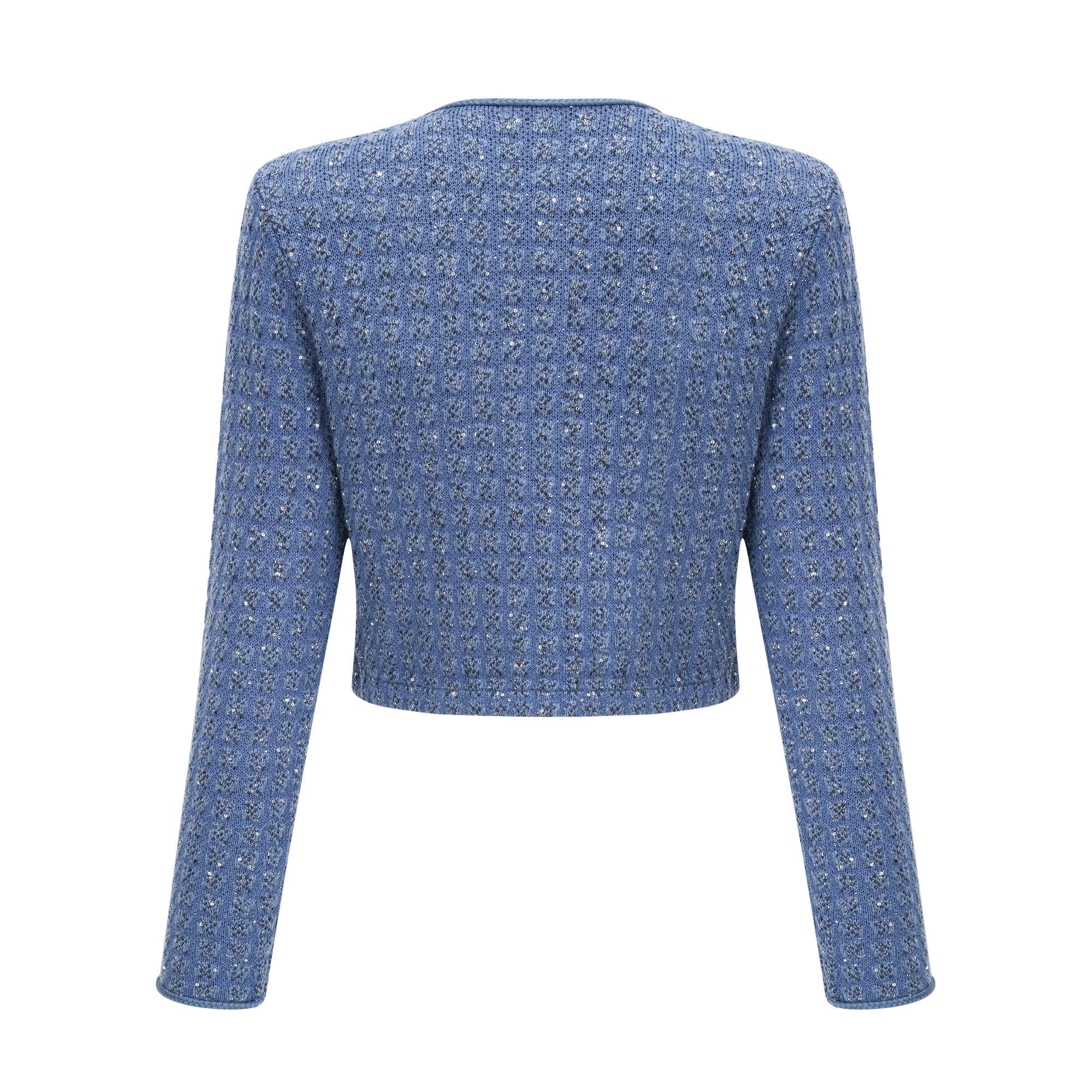 Ghislaine sequin-embellished jacket & trousers matching set