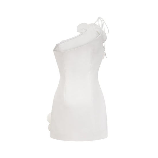 Liane White Floral Off-Shoulder Mini Dress