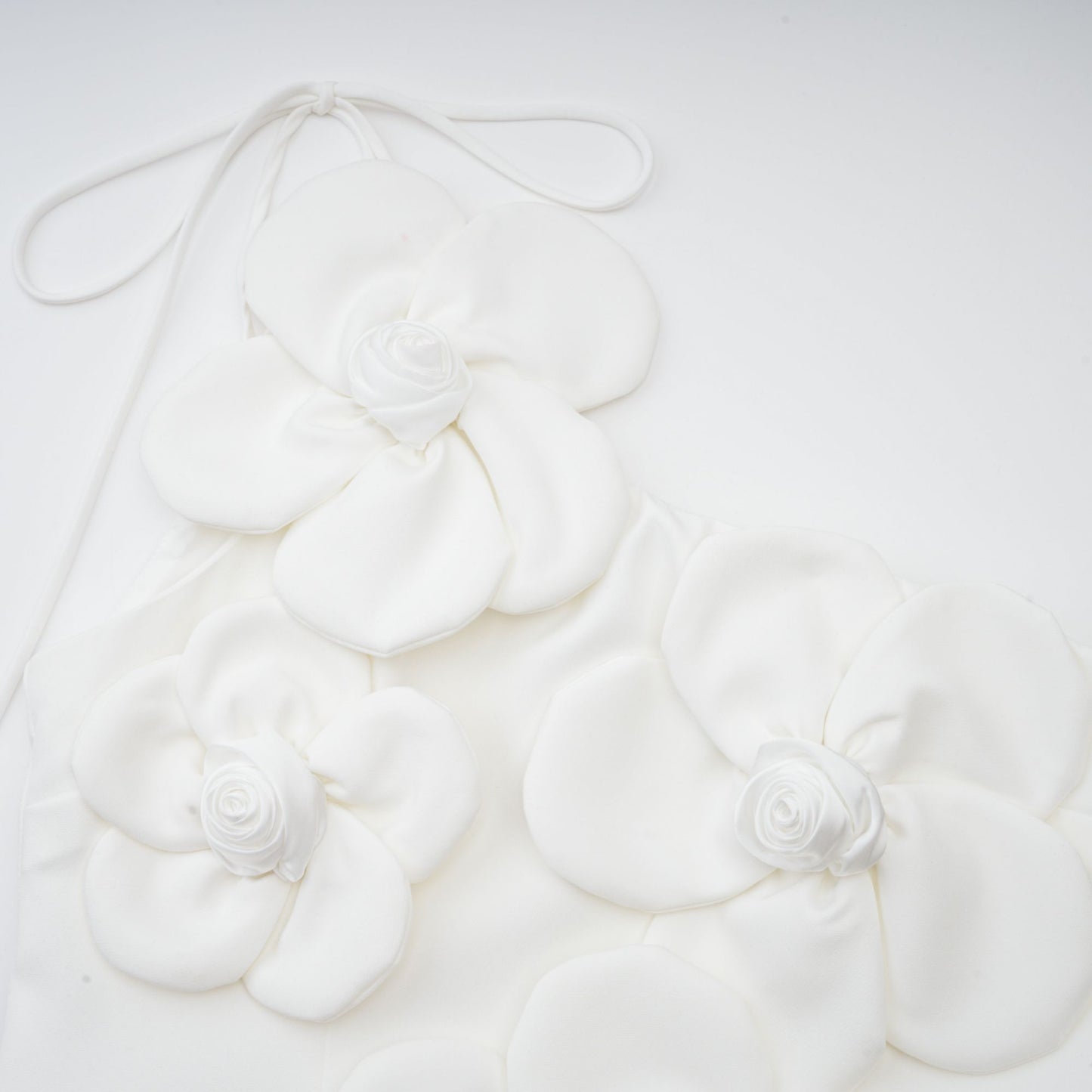 Liane White Floral Off-Shoulder Mini Dress