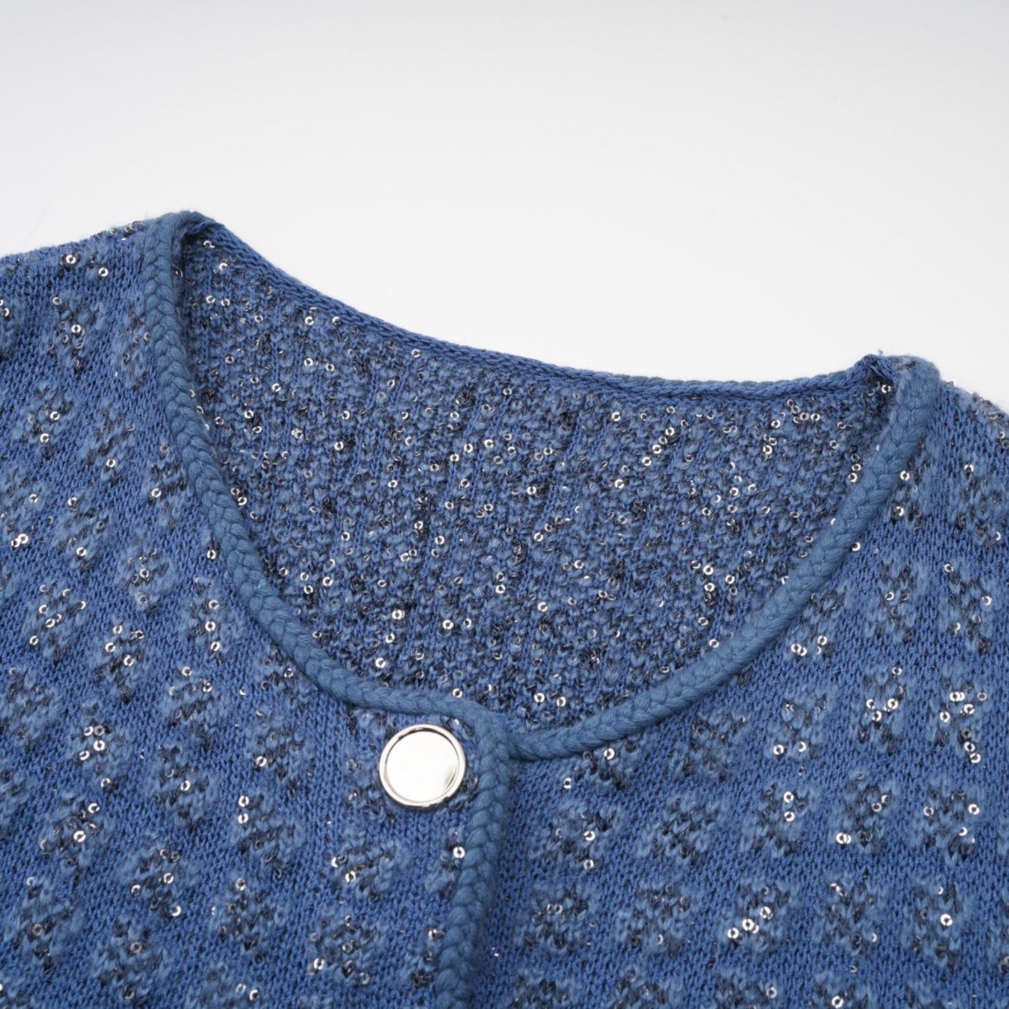 Ghislaine sequin-embellished jacket & trousers matching set