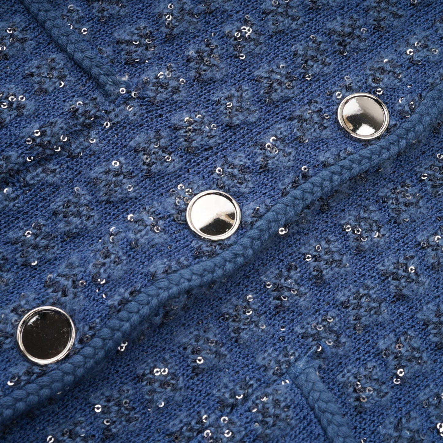 Ghislaine sequin-embellished jacket & trousers matching set