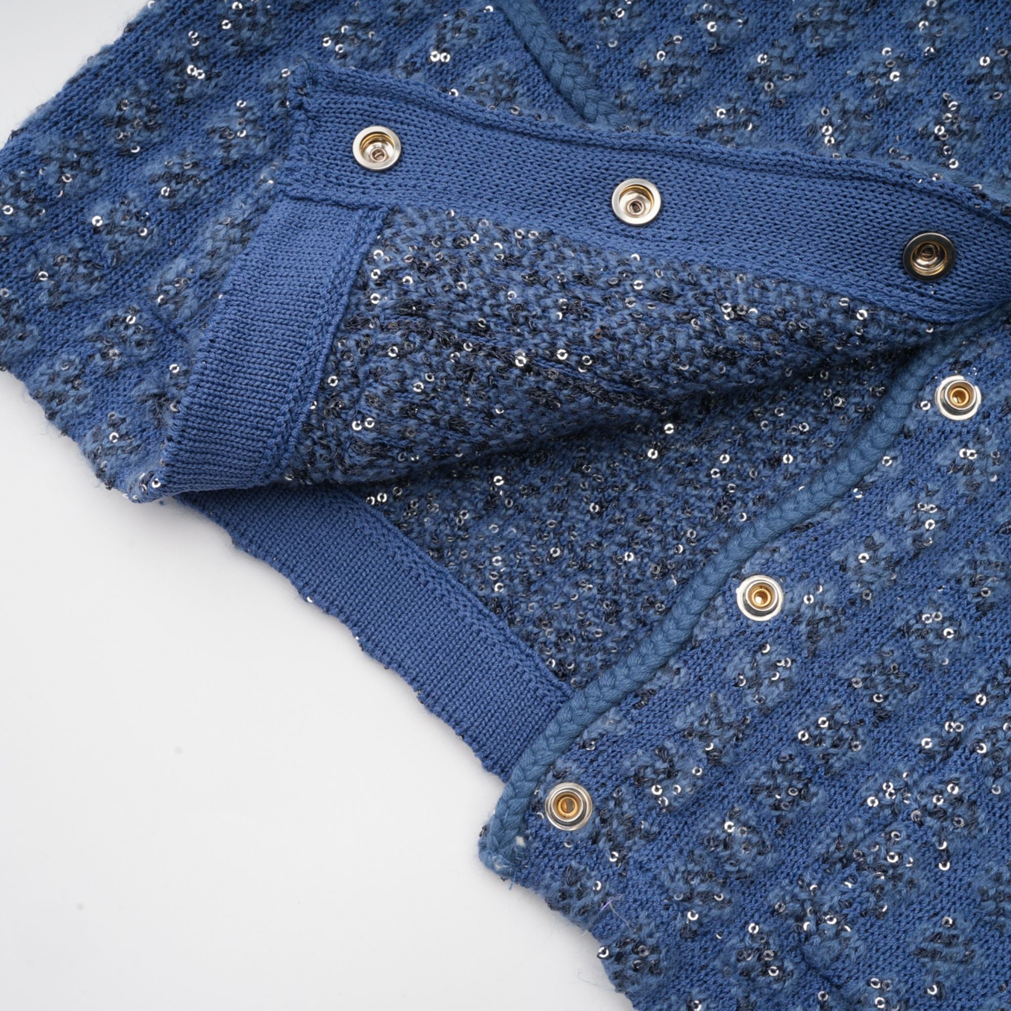 Ghislaine sequin-embellished jacket & trousers matching set