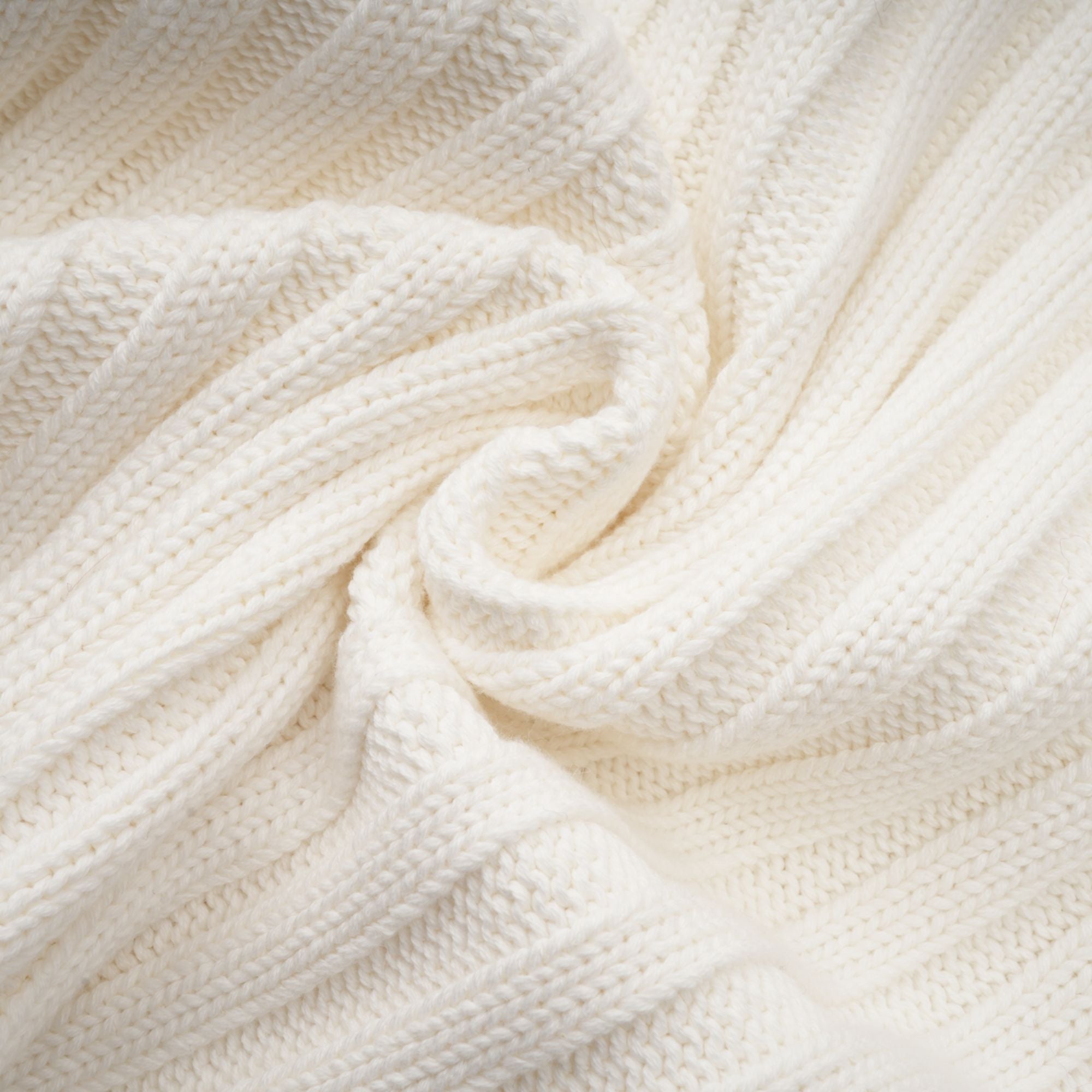 Laetiecia faux-fur ribbed-knit jacket