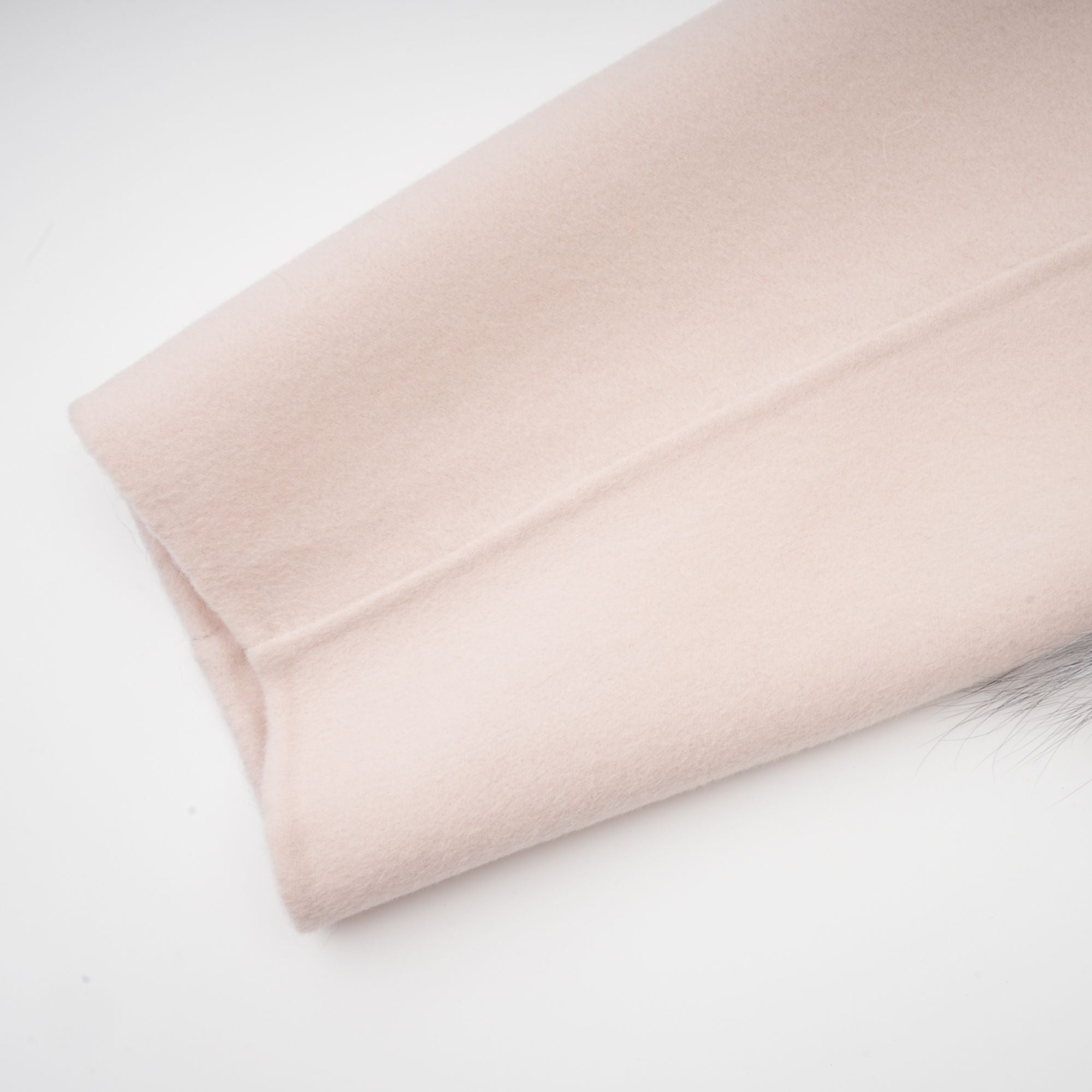 Vienne pink diagonal-placket short coat