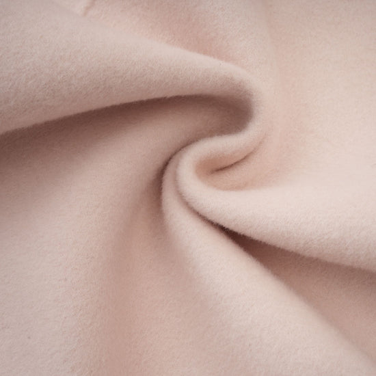 Vienne pink diagonal-placket short coat