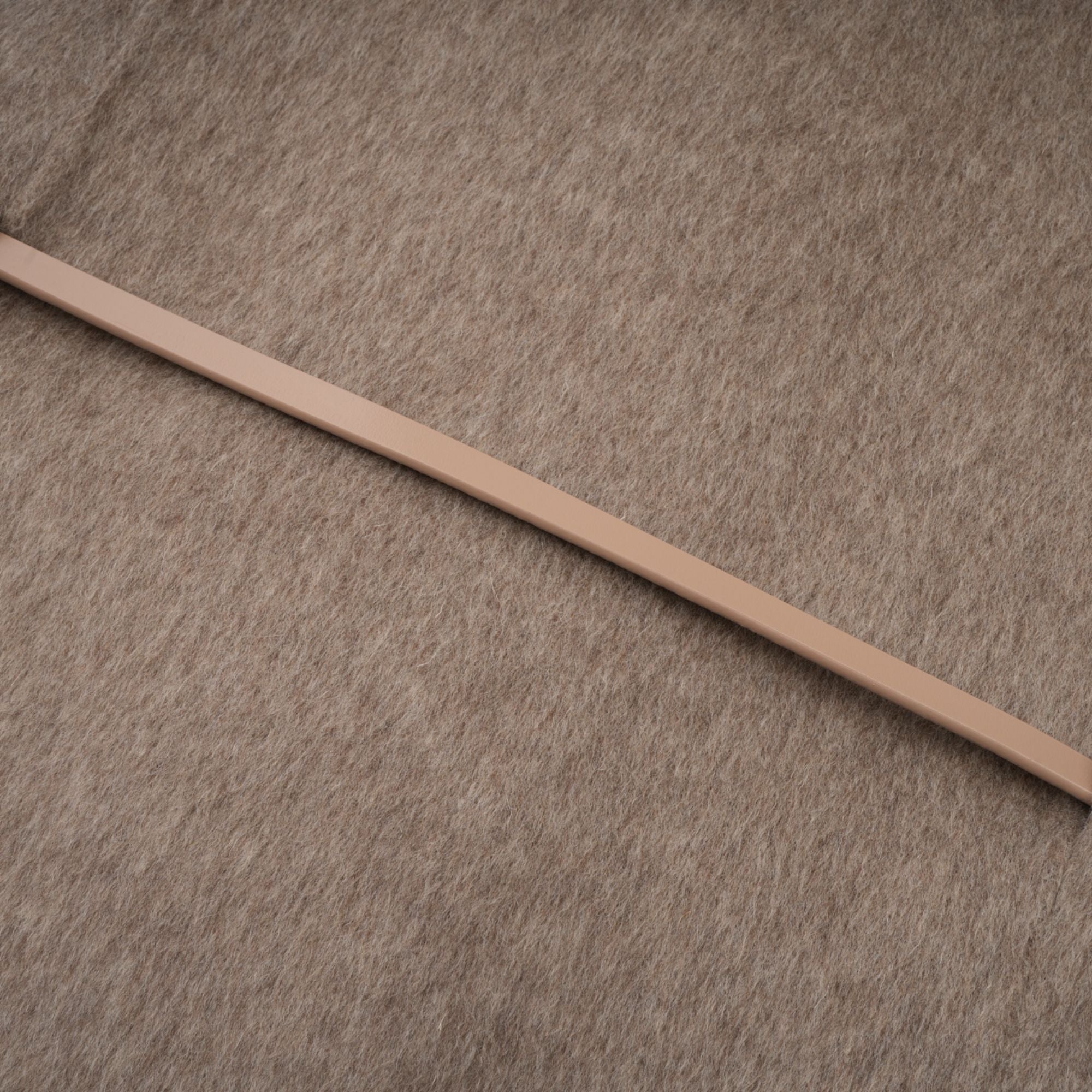 Chloris wool fur belted cape coat in Brown