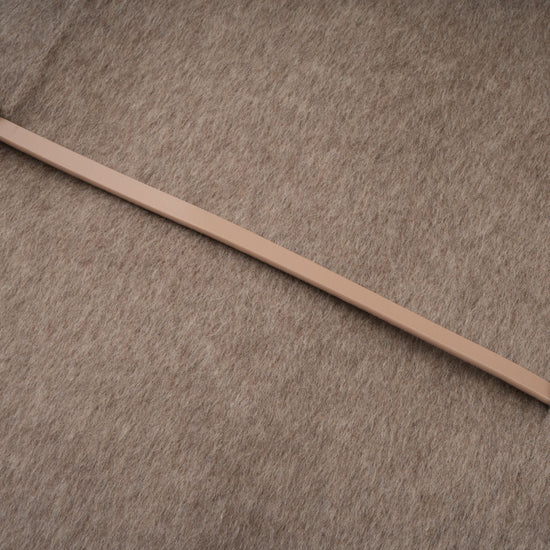 Chloris wool fur belted cape coat in Brown