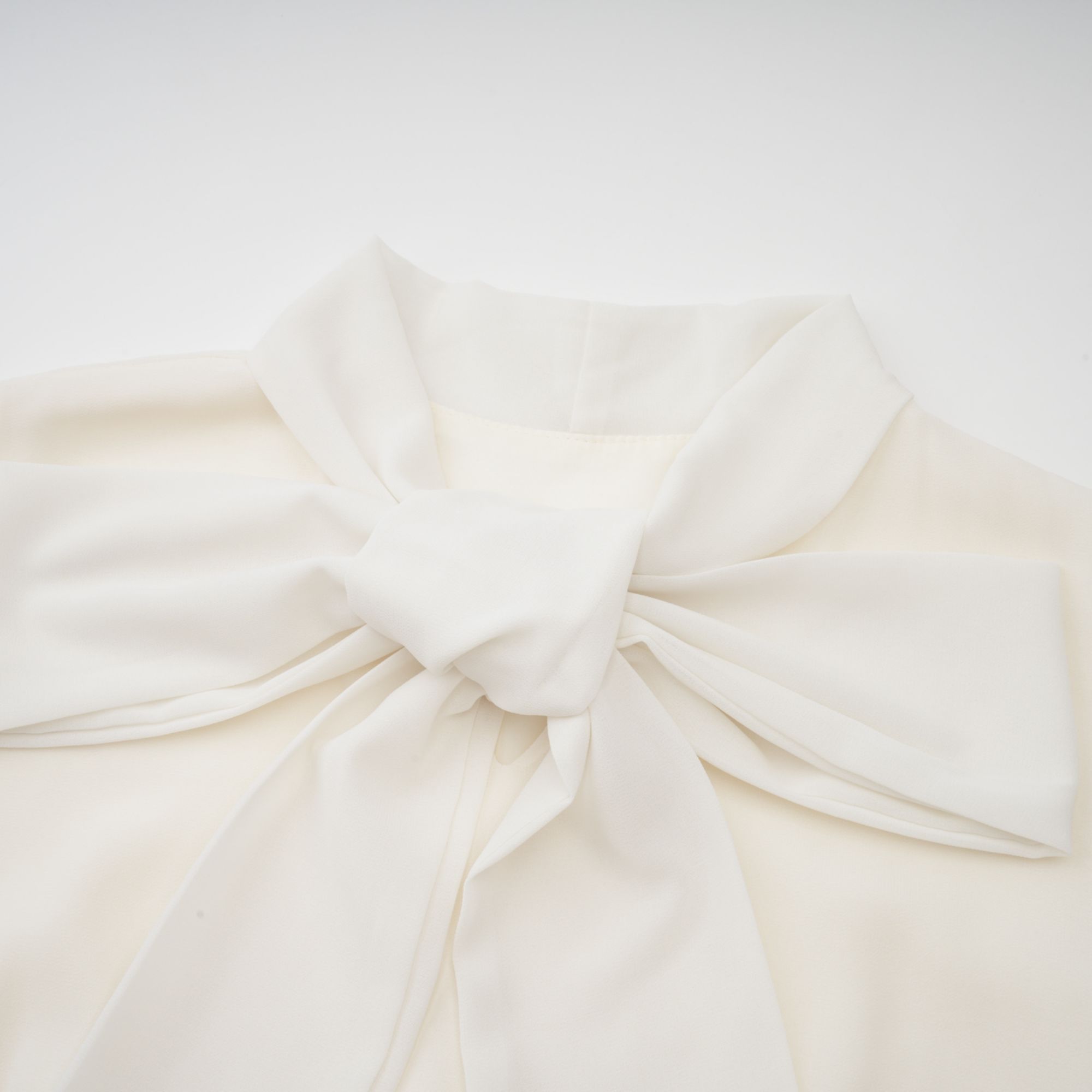 Blanche White Embellished Pleated Two-Piece Jacket and Dress Set