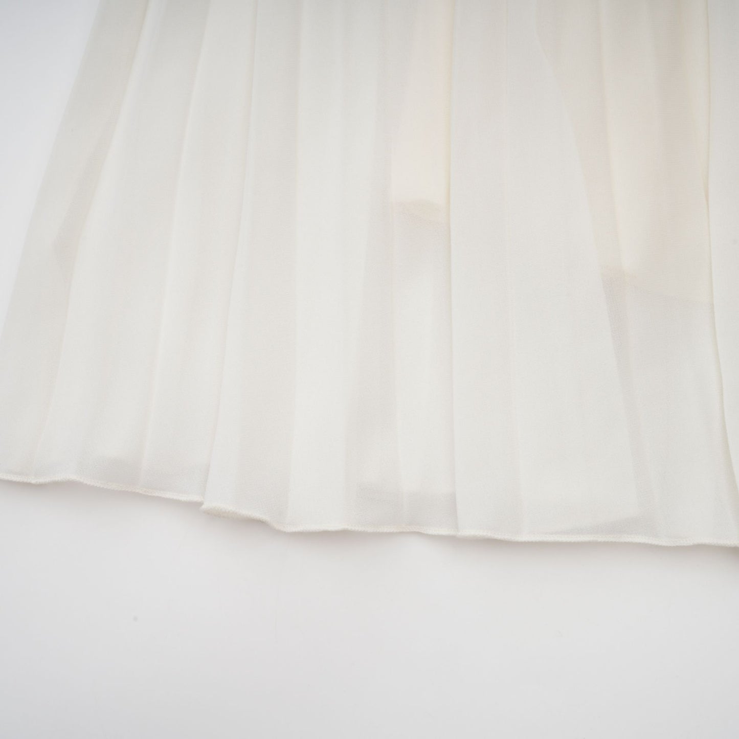 Blanche White Embellished Pleated Two-Piece Jacket and Dress Set