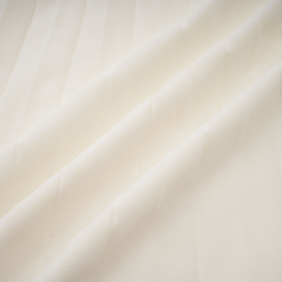 Blanche White Embellished Pleated Two-Piece Jacket and Dress Set