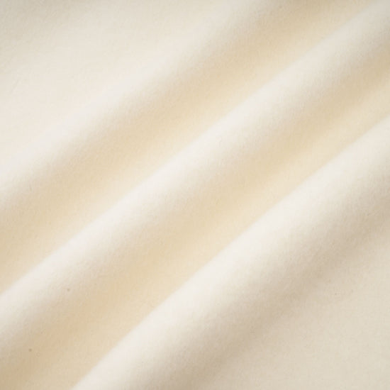 Frédérique white wool fur embellished coat