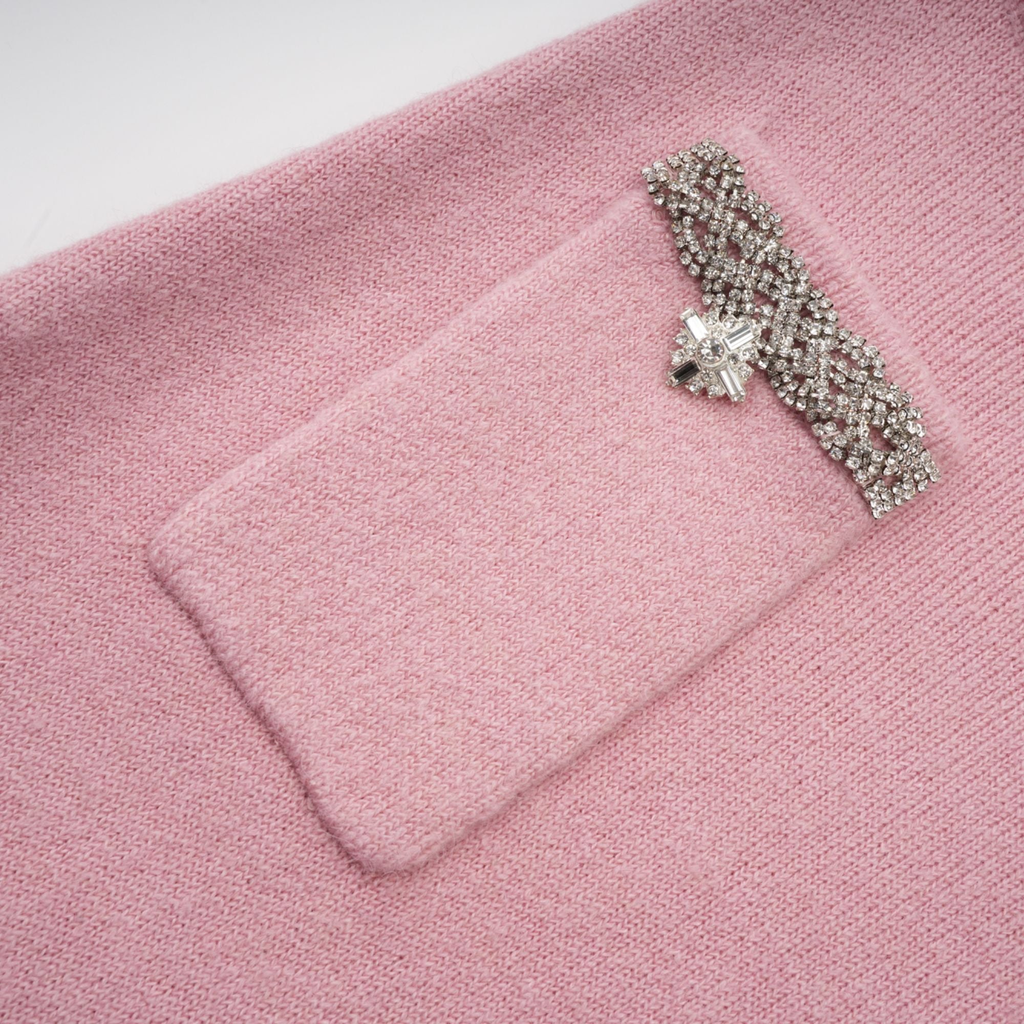 Renée pink embellished jacket & skirt matching set